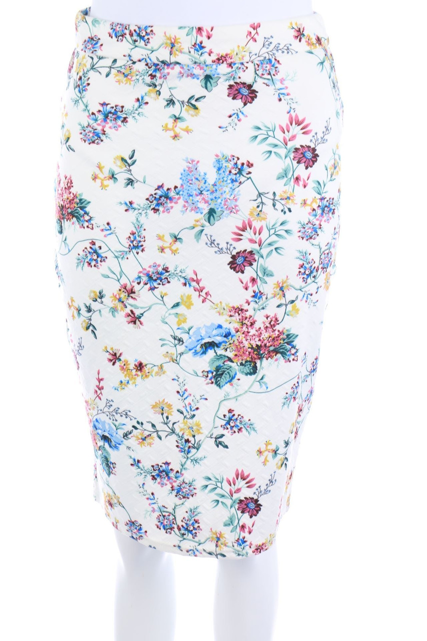 oodji - Skirt with Flower Print - XS