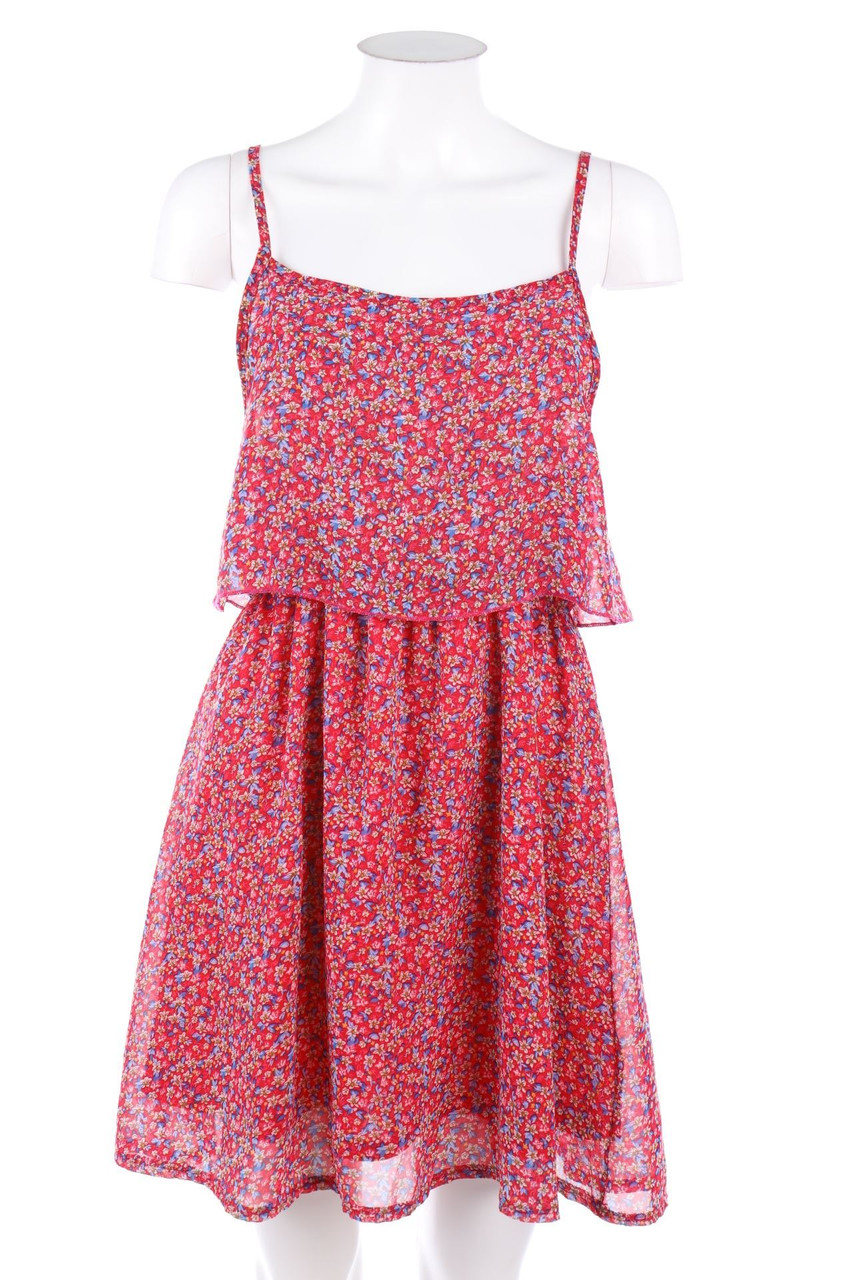 VERT de RAGE - Träger-Minikleid mit floralem Muster - D 38