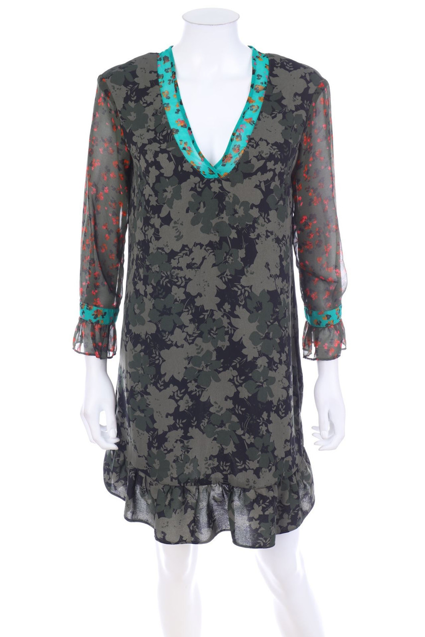 SISLEY - Kleid mit Volants - D 40