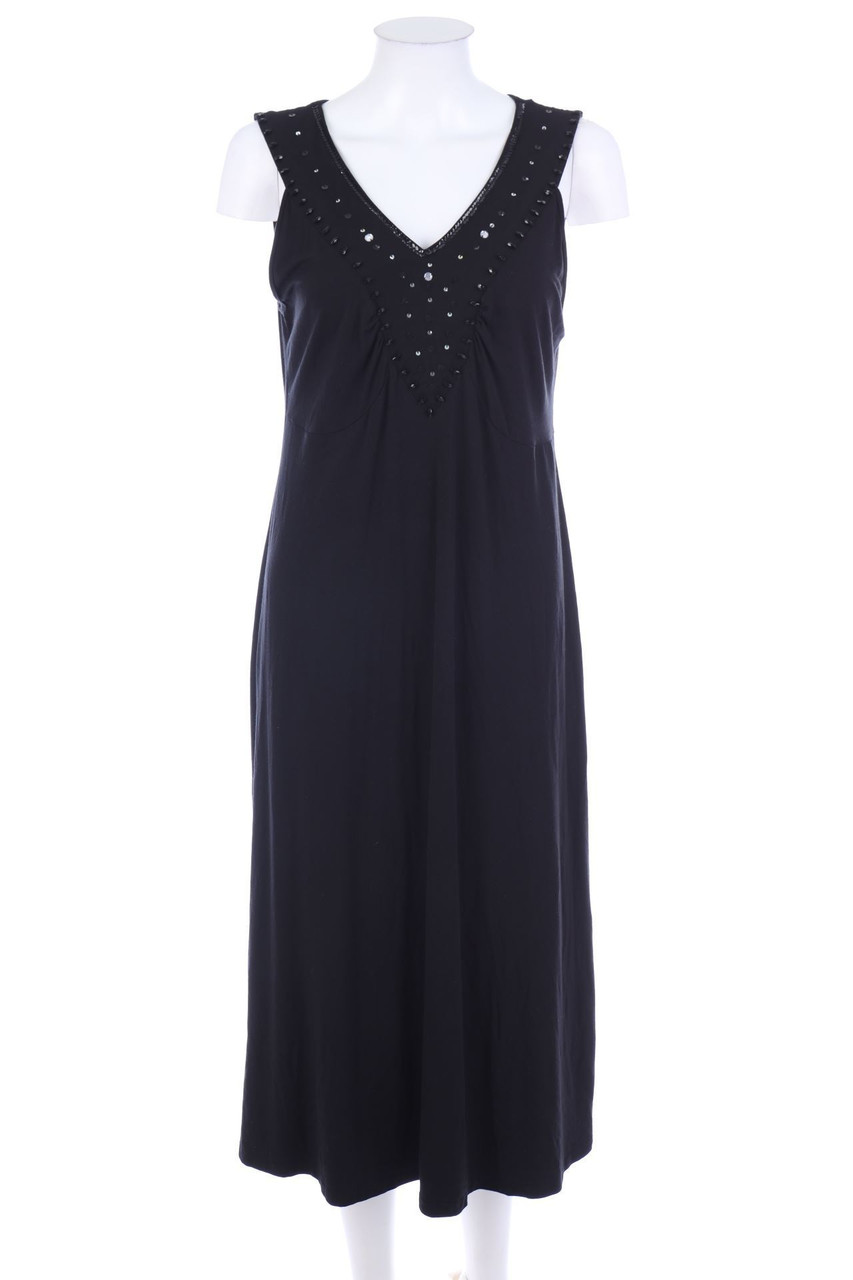 No Label - Jersey-dress with Pearls - M