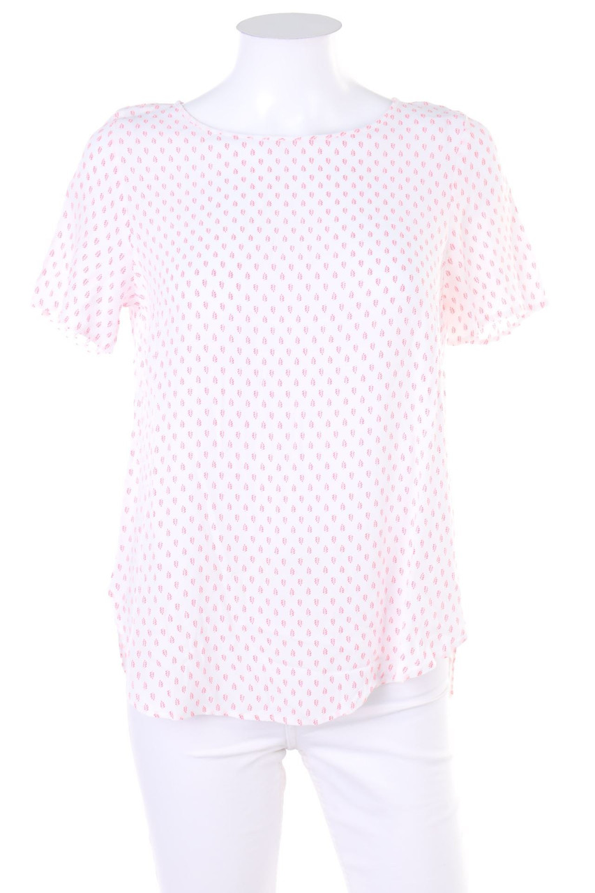 H&M - Kurzarm-Bluse mit Print - D 36