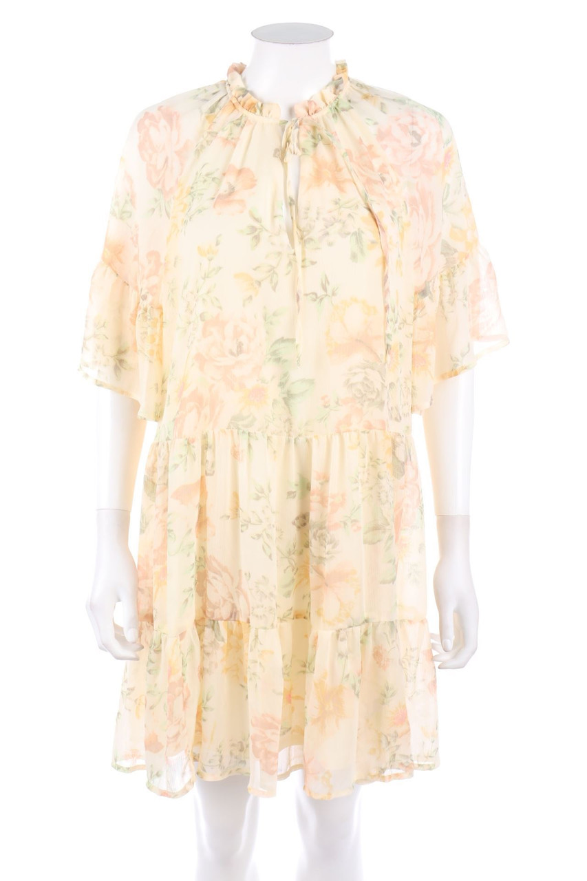 H&M - Minikleid mit Blumen-Print - M