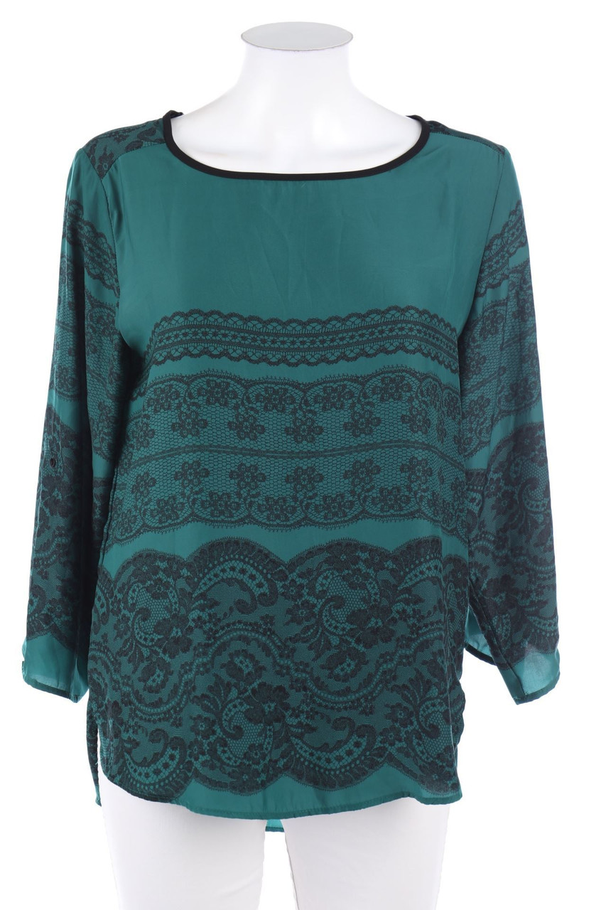 ZARA - Print-Bluse mit 3/4-Ärmel - M