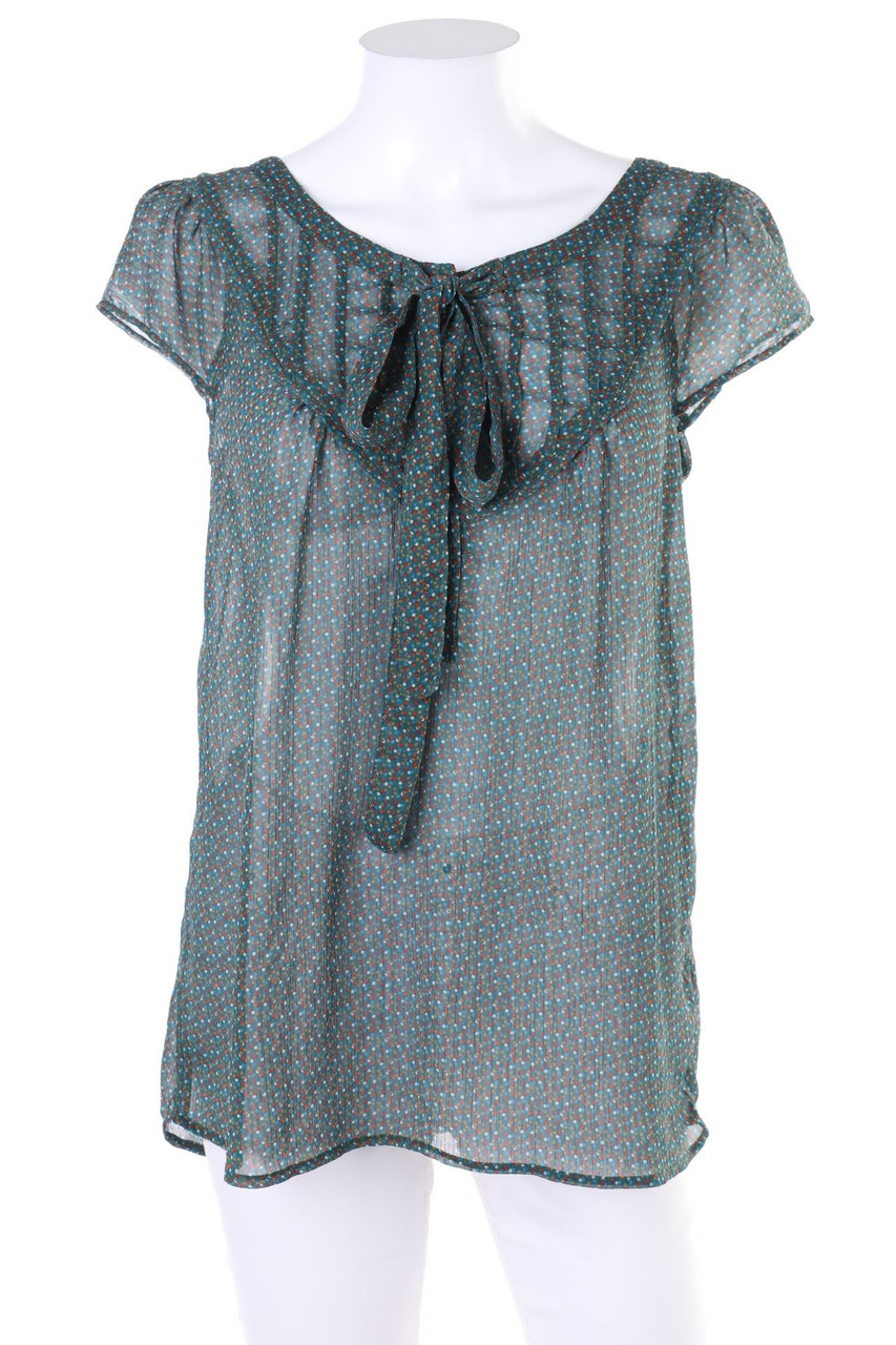 promod - Kurzarm-Bluse mit Pünktchen - D 34