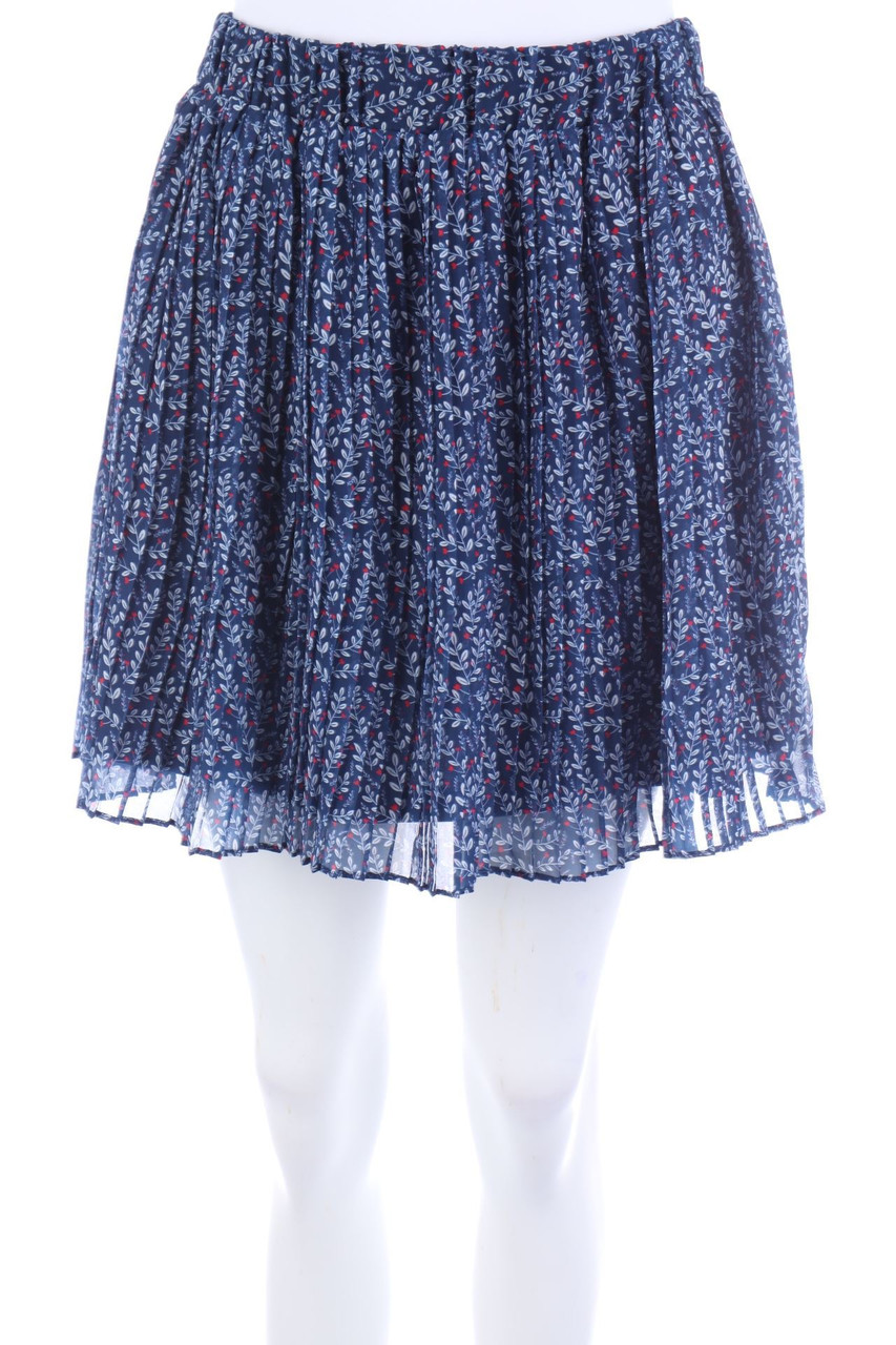 Ann Christine - Plissé-Mini-Rock mit Gummizug - M