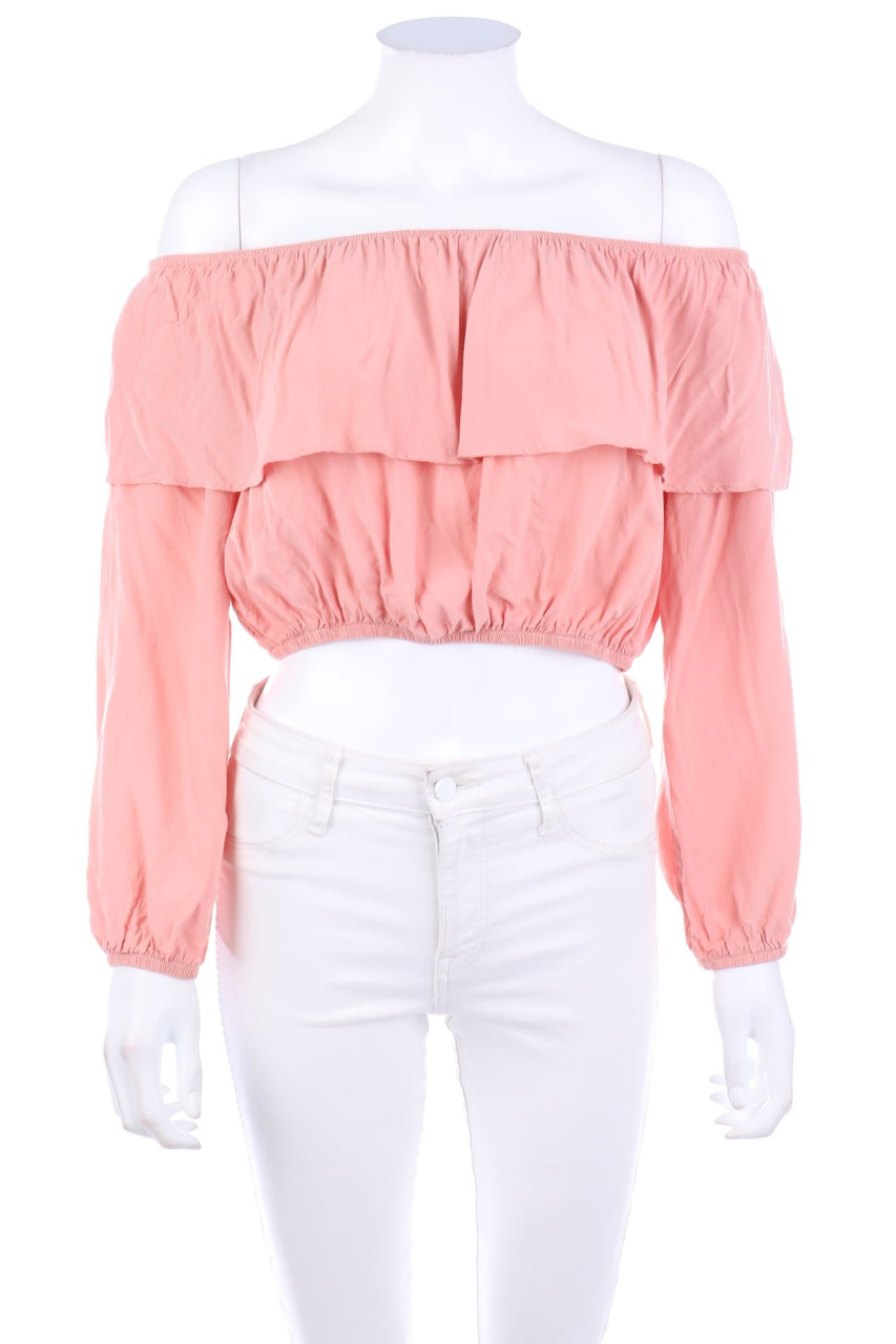 GLAMOROUS - Cropped-Carmen-Bluse - XS