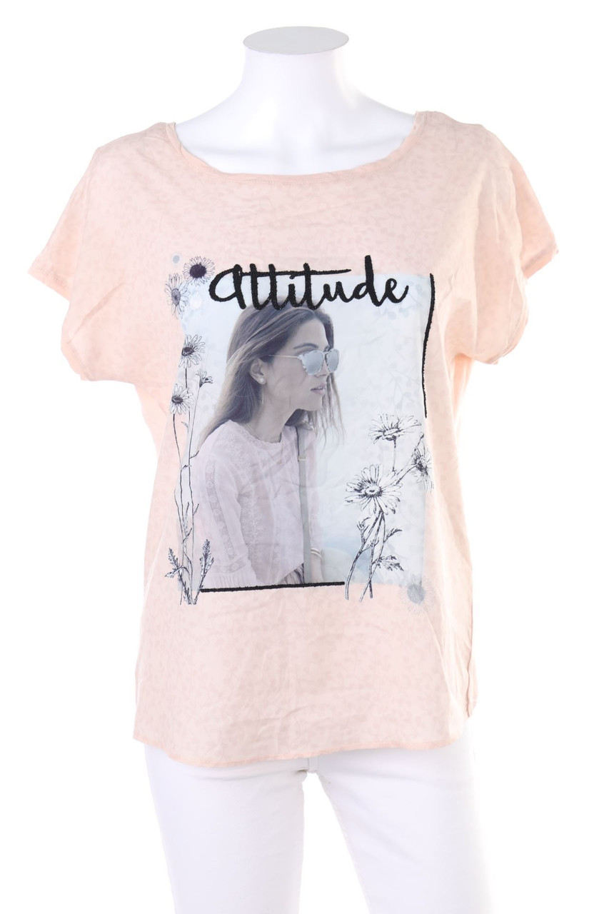 orsay - Kurzarm-Shirt mit Foto-Print - D 42