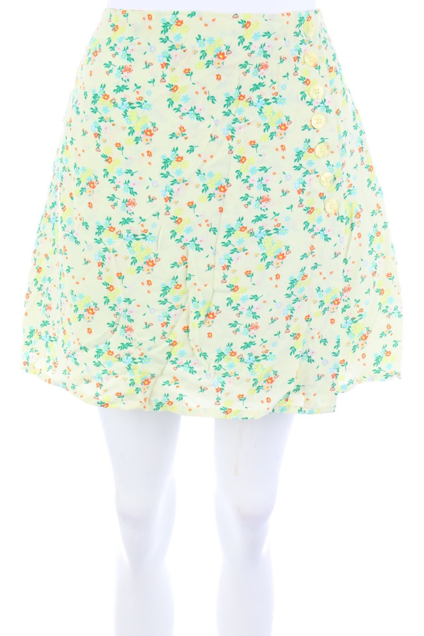 Pimkie - Minirock aus Crêpe in Wickel-Optik - D 44