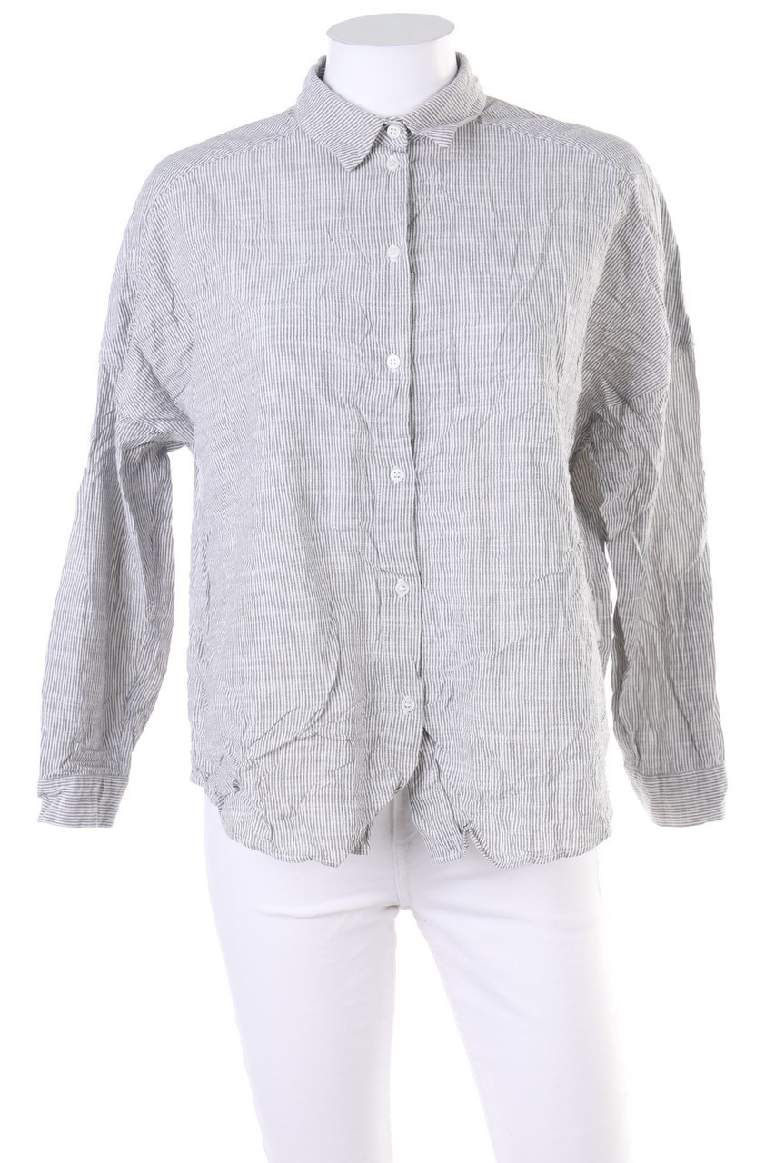 promod - Streifen-Bluse mit überschnittener Schulter - M