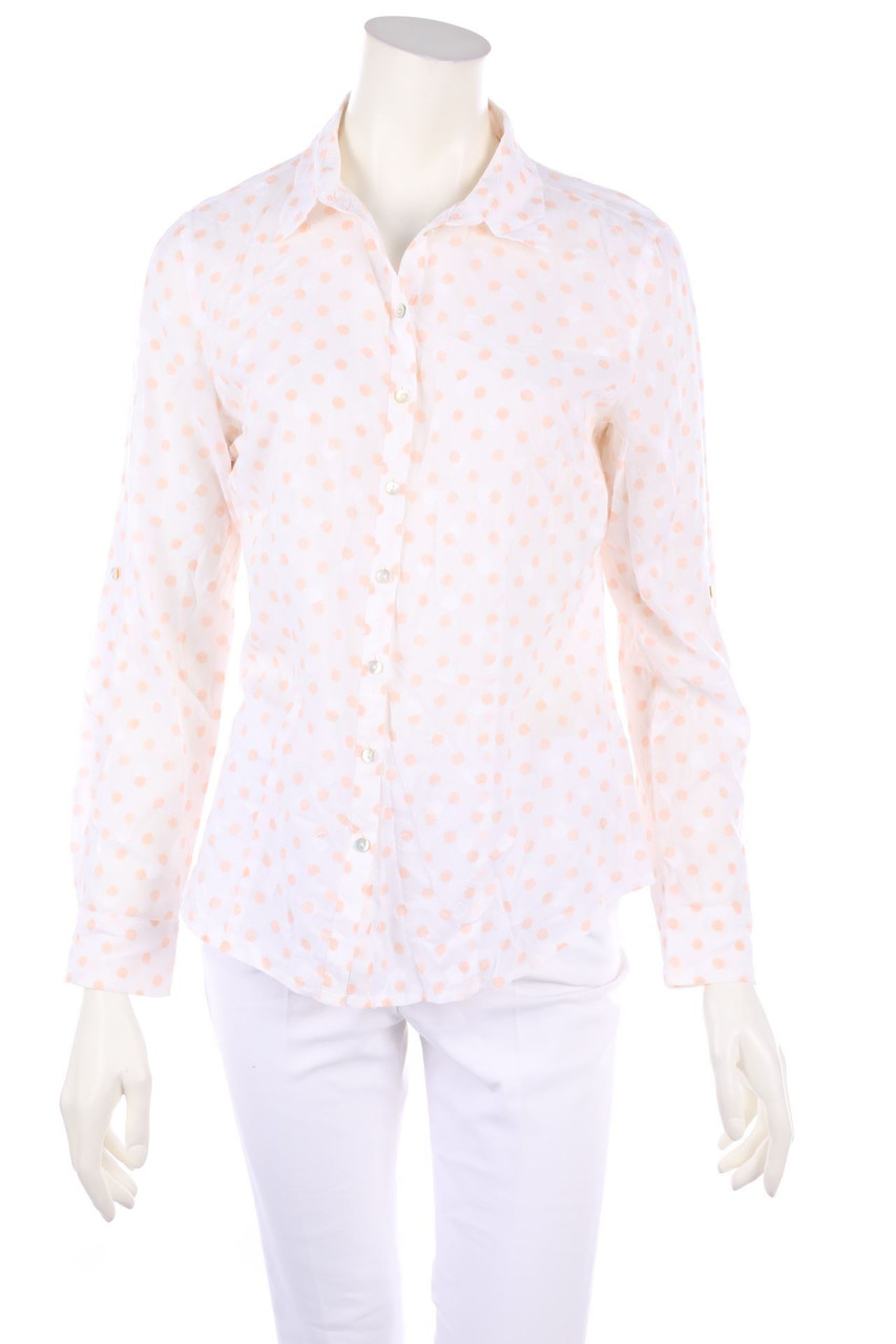 TAIFUN - Hemd-Bluse mit Punkten - D 38