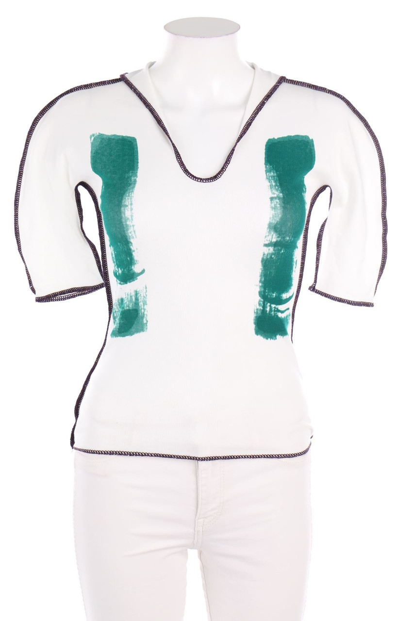 Marie Cabanac - Shortsleeve-Shirt with Print - S