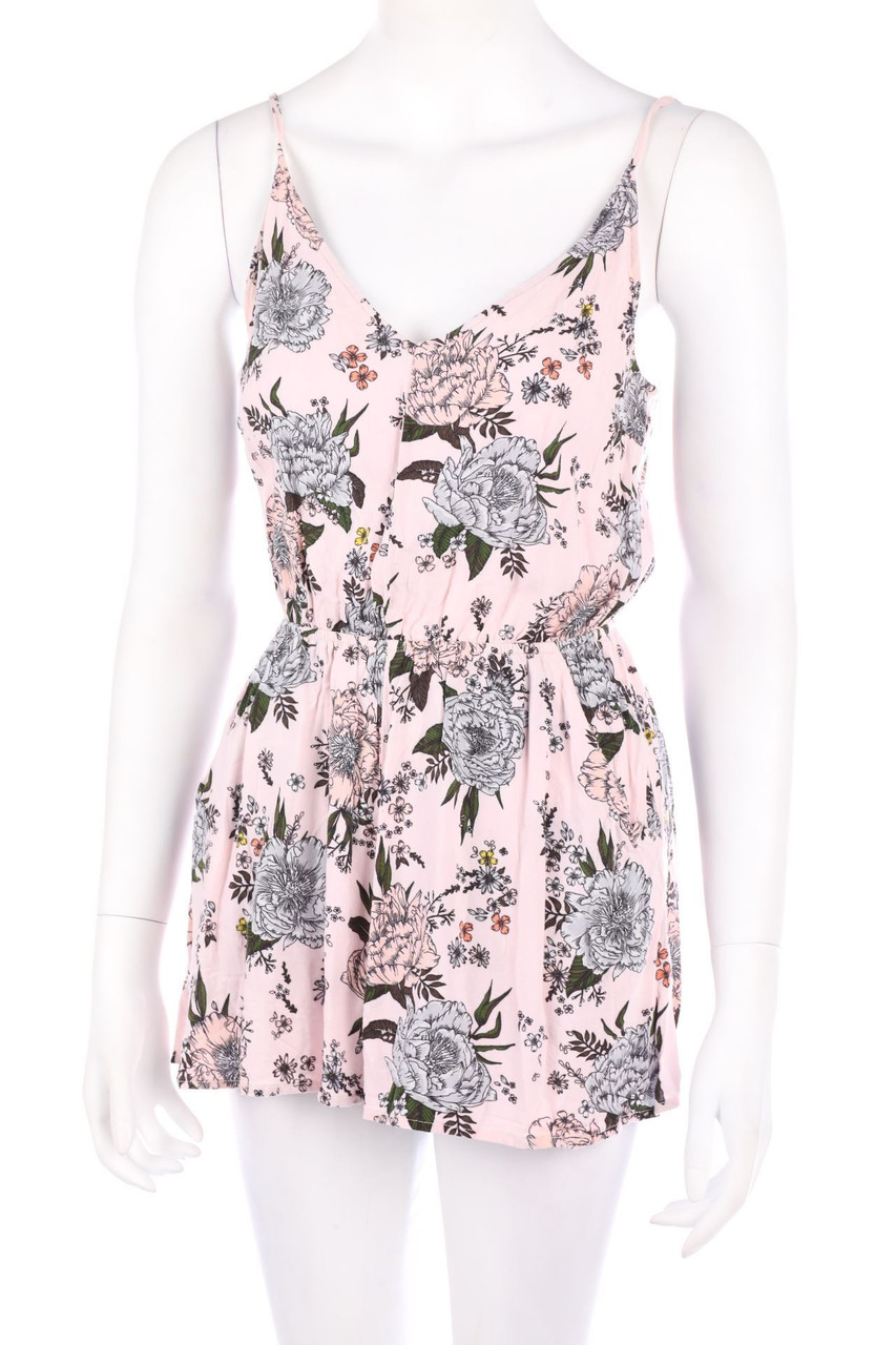 H&M DIVIDED - Playsuit mit Blumen-Print - D 38