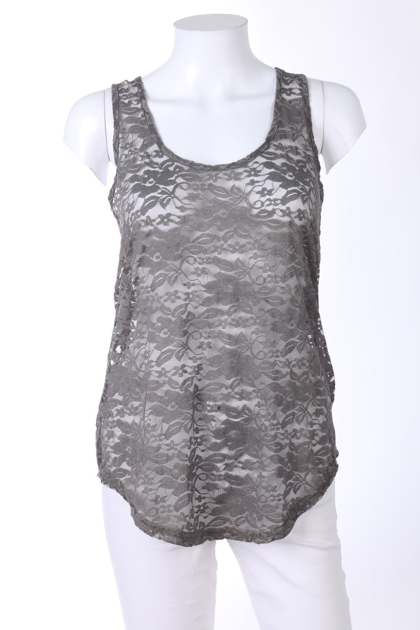 VERT de RAGE - Tanktop aus Spitze - S