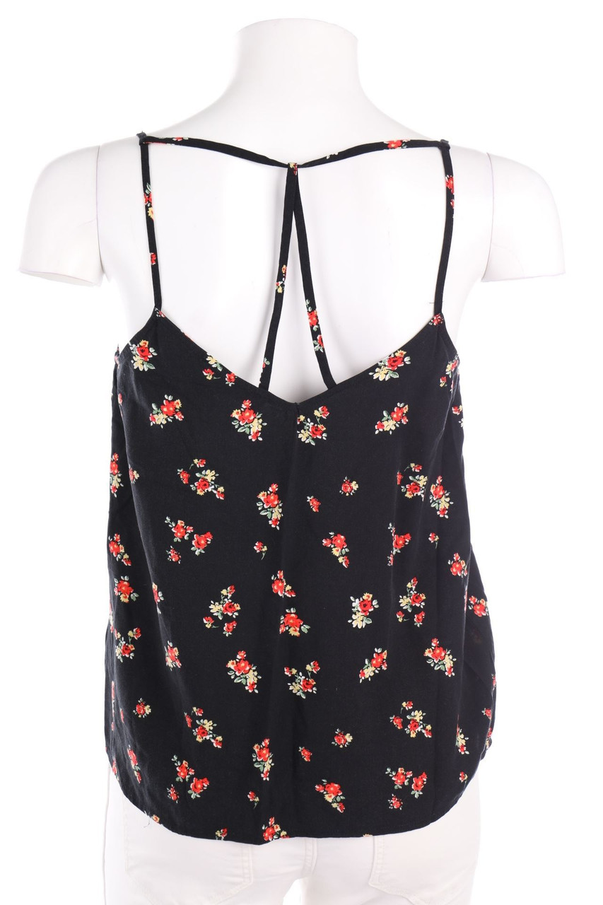 even&odd - Blouse Top with Flower Print - S