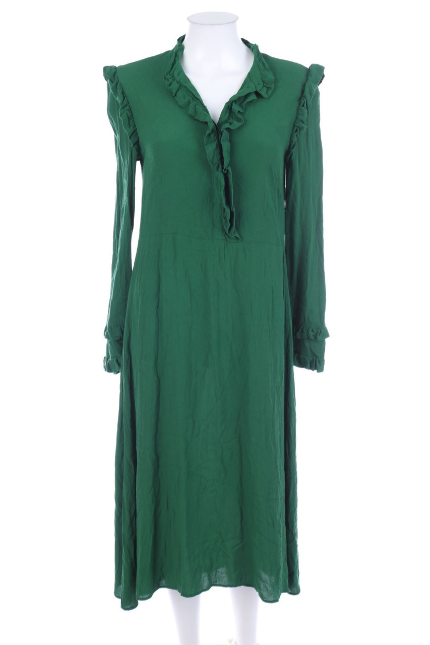 H&M - Midikleid aus Viskose mit Rüschen - D 34