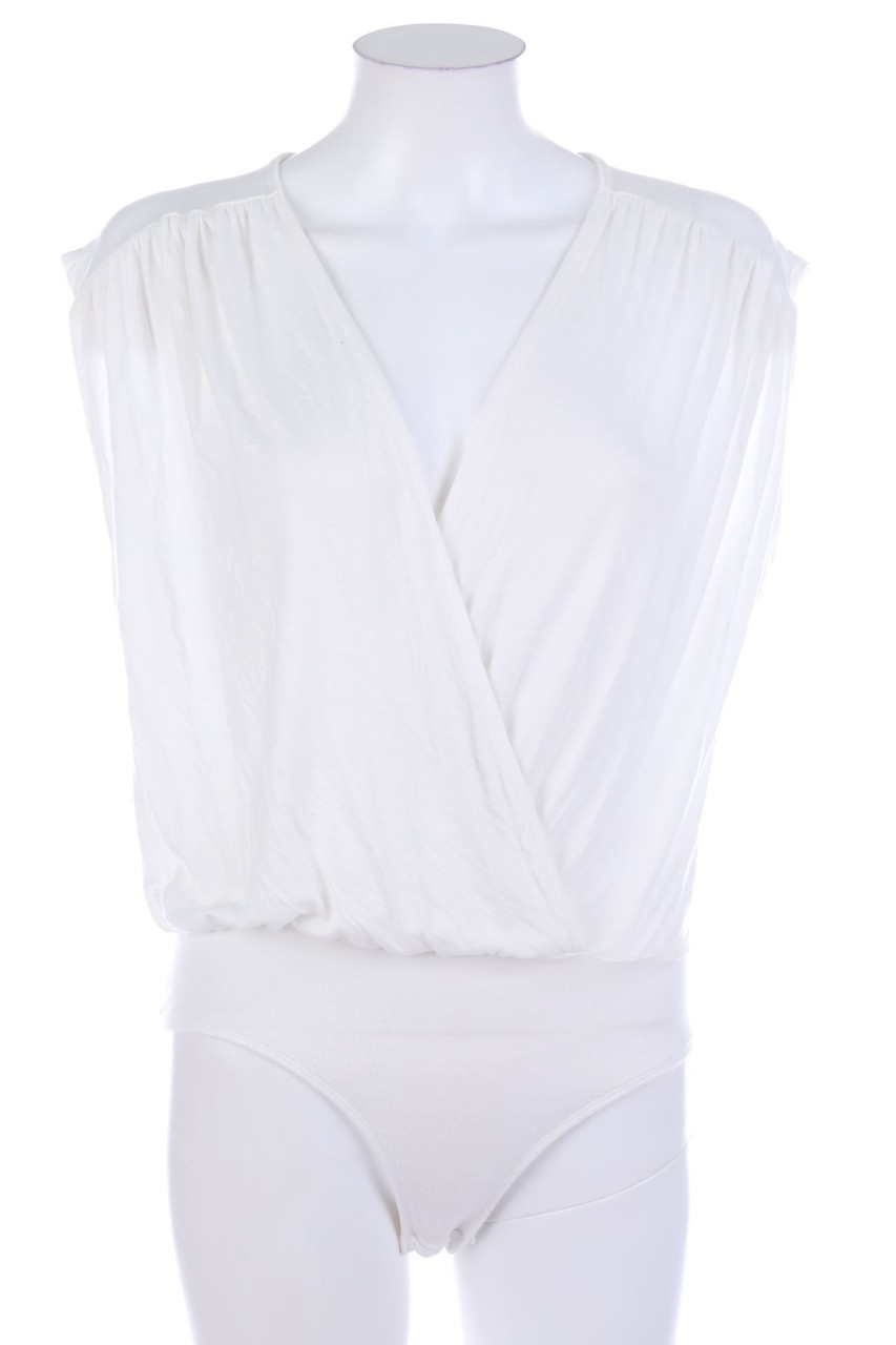 H&M - Body aus Viskose mit tiefem Ausschnitt - XS