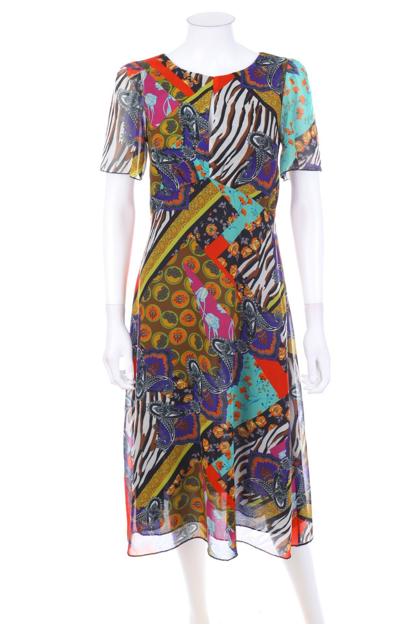 MALIBU - Midikleid mit Print - S