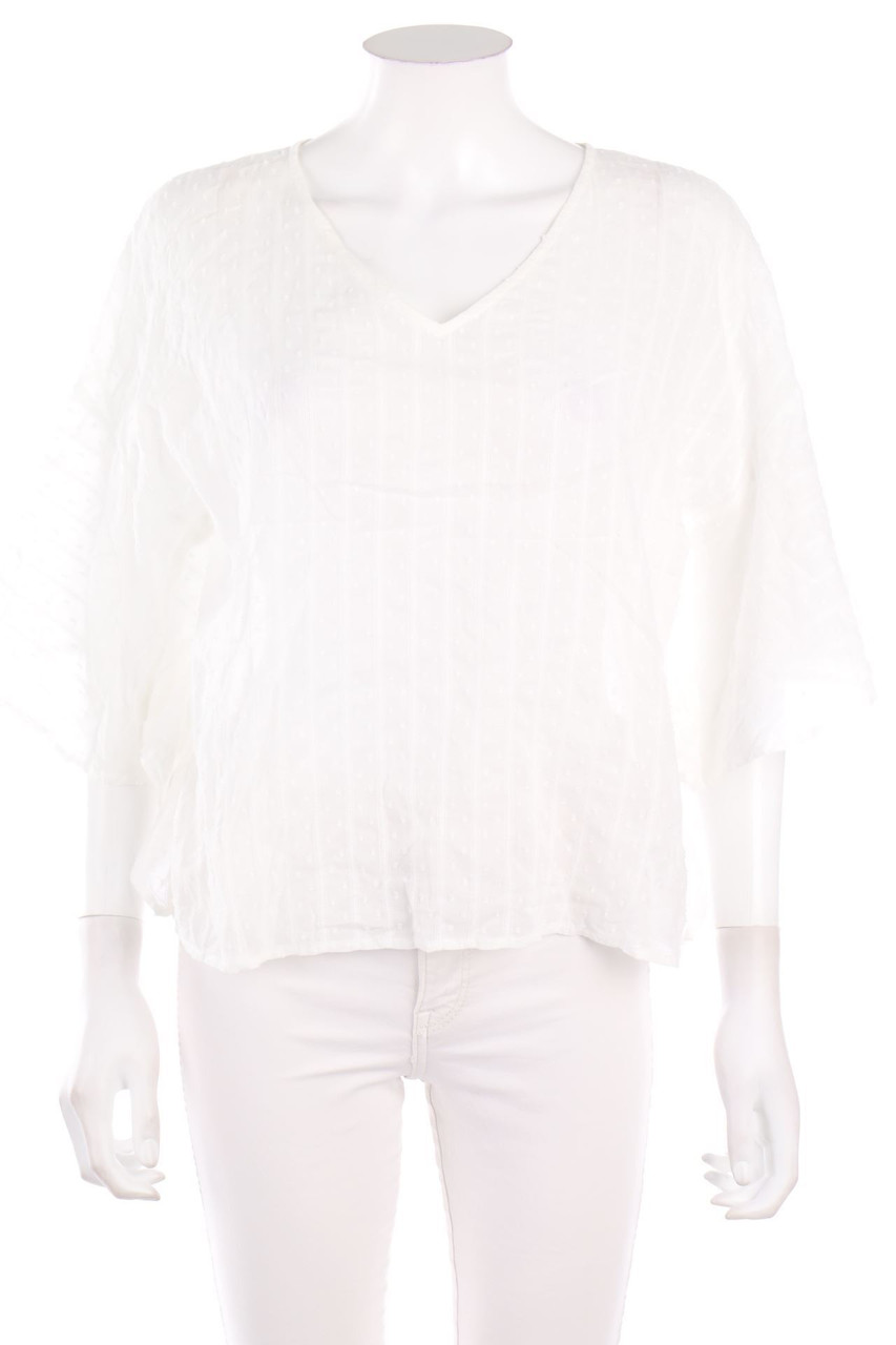 ESPRIT - Bluse mit Batwing-Ärmeln - D 40