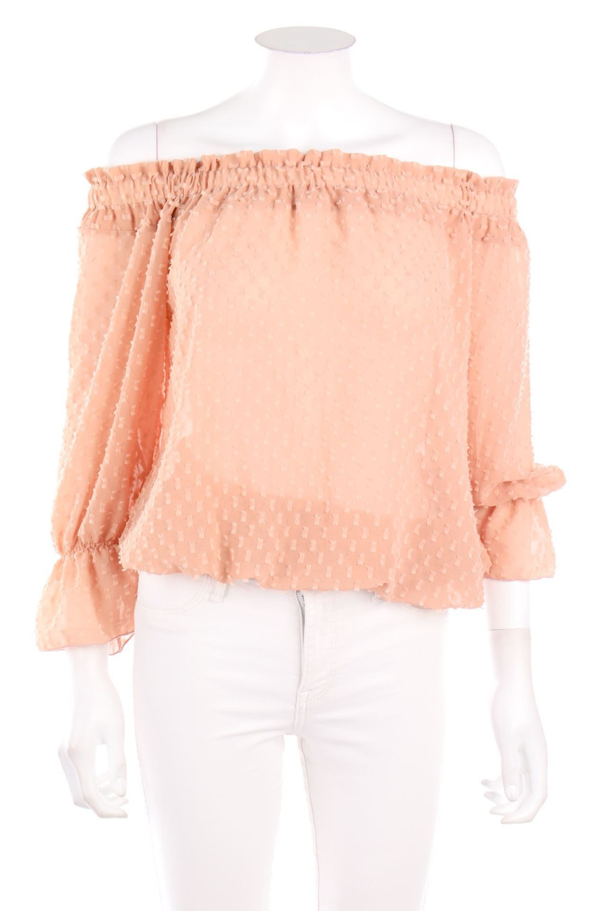 ELISA LANDRI  - Off-the-shoulder blouse with Frills - D 38