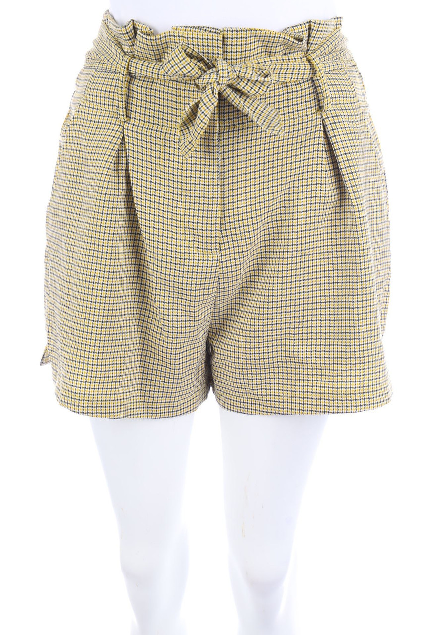 4th + RECKLESS - High Waist-Shorts, Checked - D 36