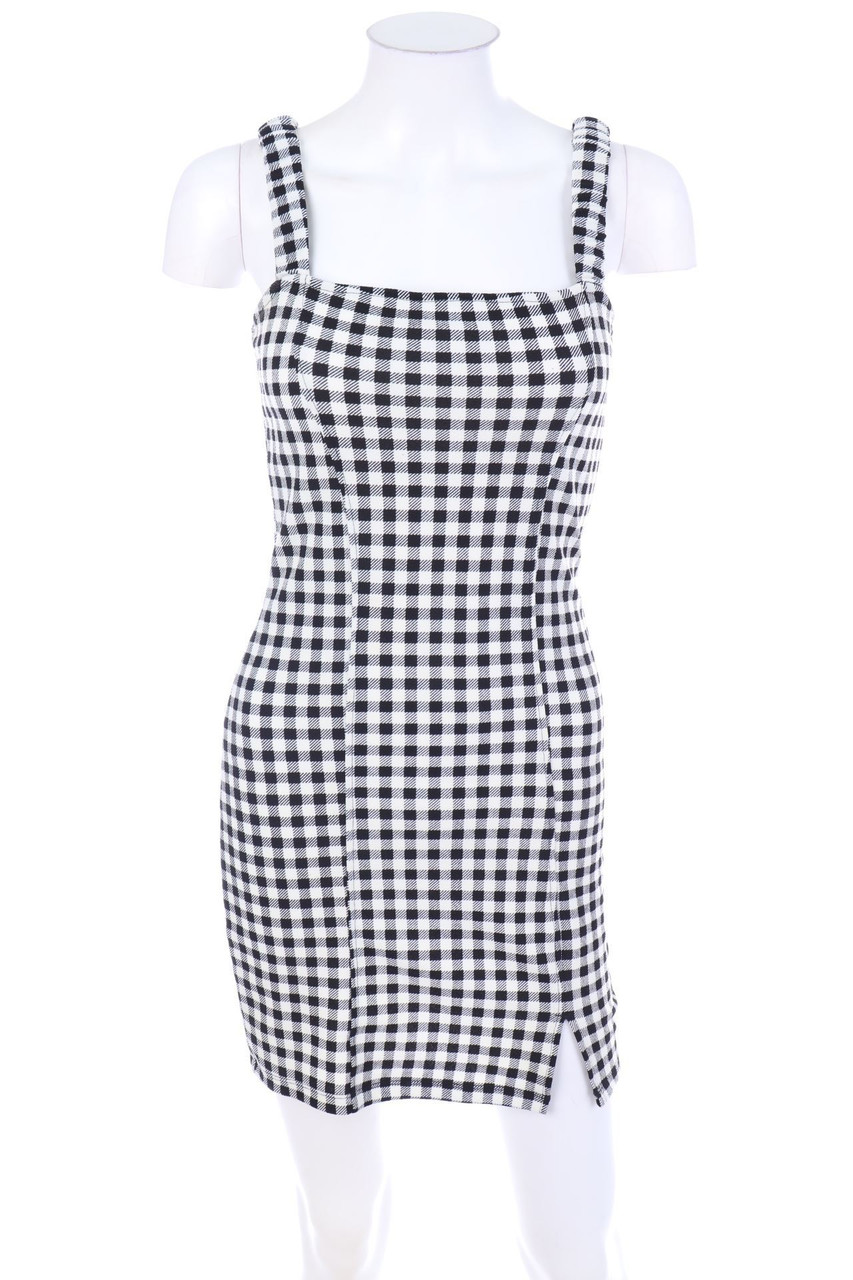 H&M DIVIDED - Minikleid mit Karo-Muster - S