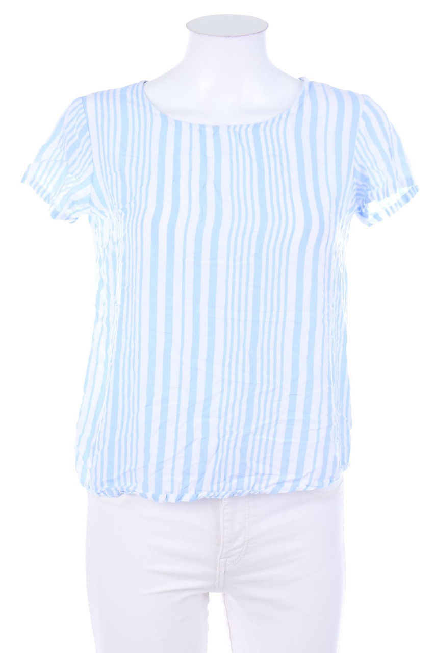 zebra - Shortsleeve Blouse with Stripes - XS