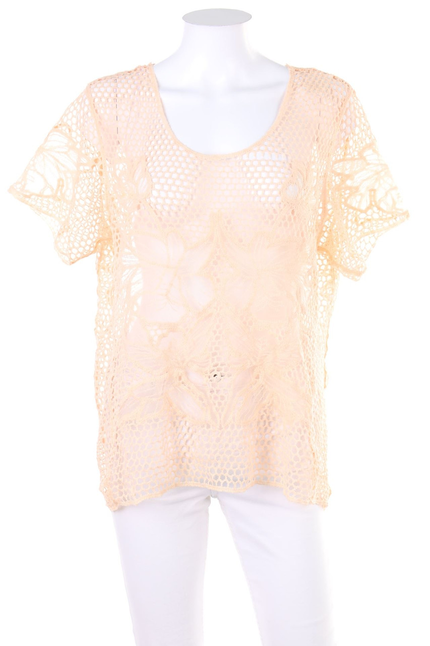 No Label - Shirt, Eyelet Lace  - M