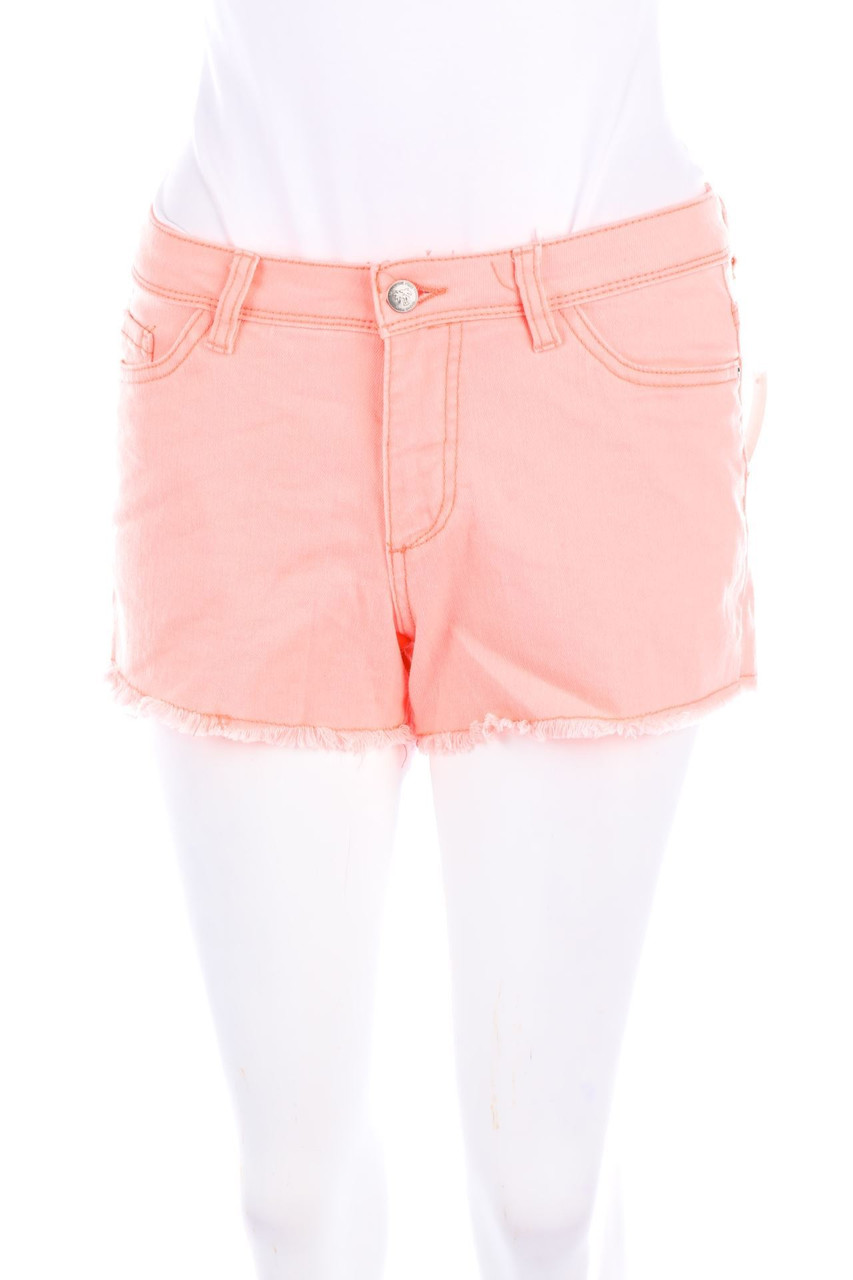 esmara - Neon-Used Look Denim Shorts - D 36