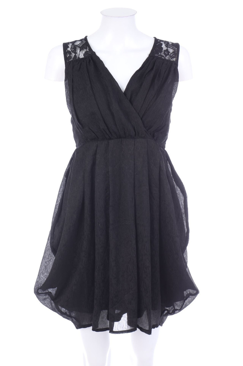 H&M - Cocktailkleid mit Drapierung - XS