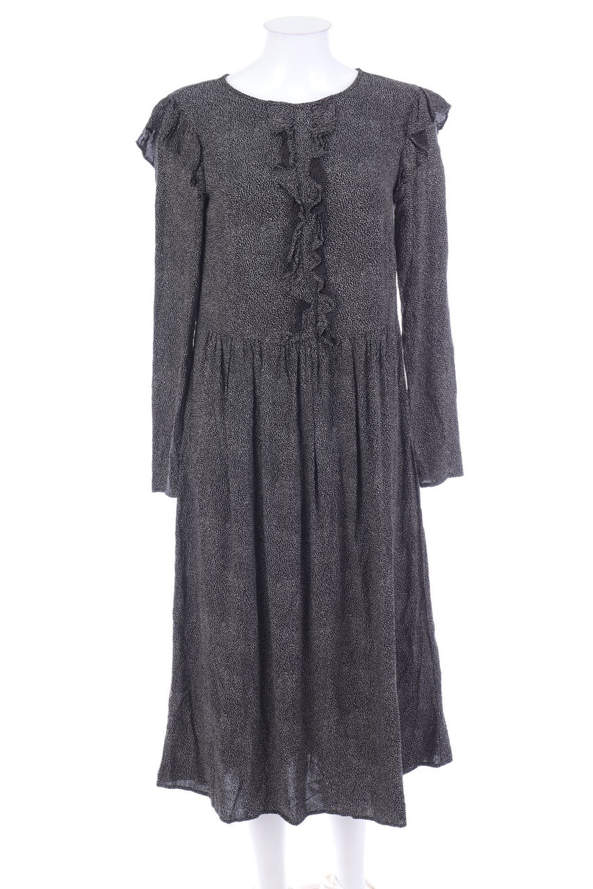 H&M - Print-Kleid mit Volants - D 38