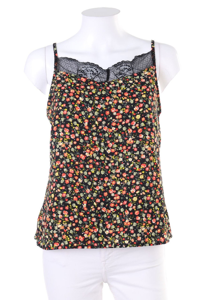 No Label - Strap-A-line Top with floral print - D 38