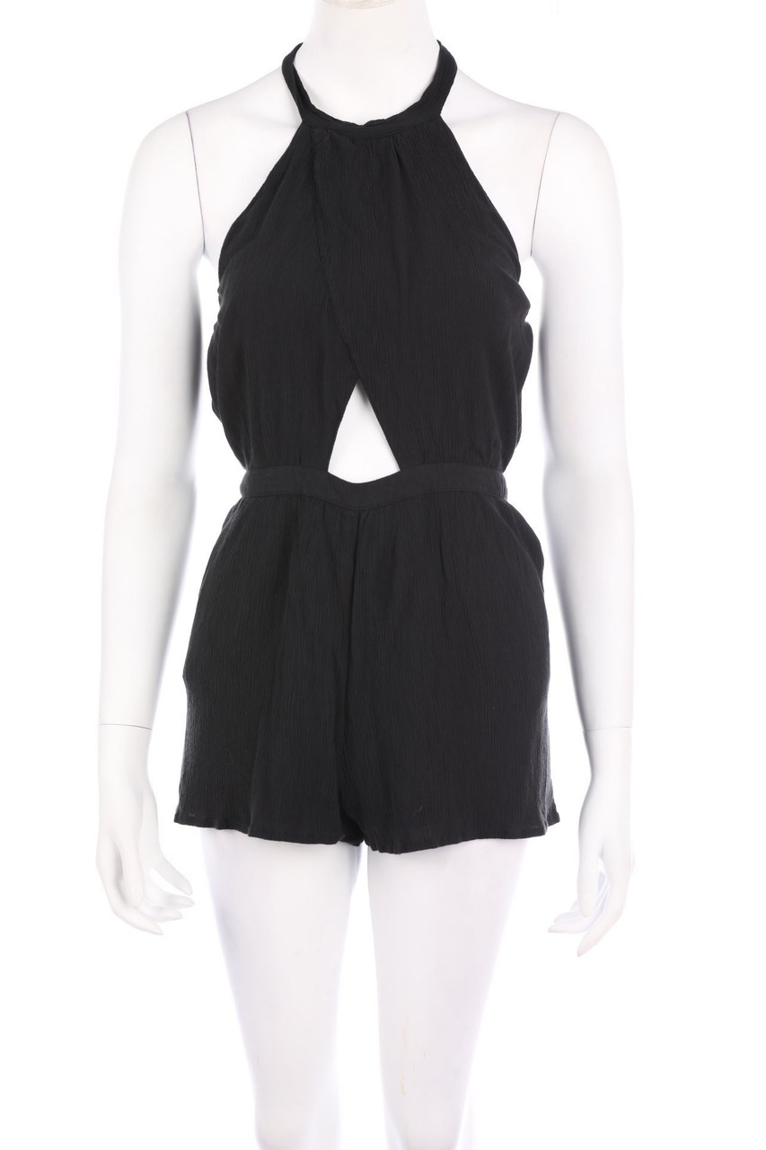 HOLLISTER - Neckholder dress, Viscose with Cut-Out - S