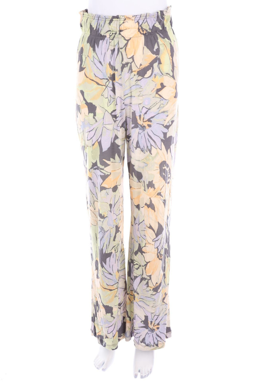 H&M - Palazzo-Hose mit Blumen-Print - S