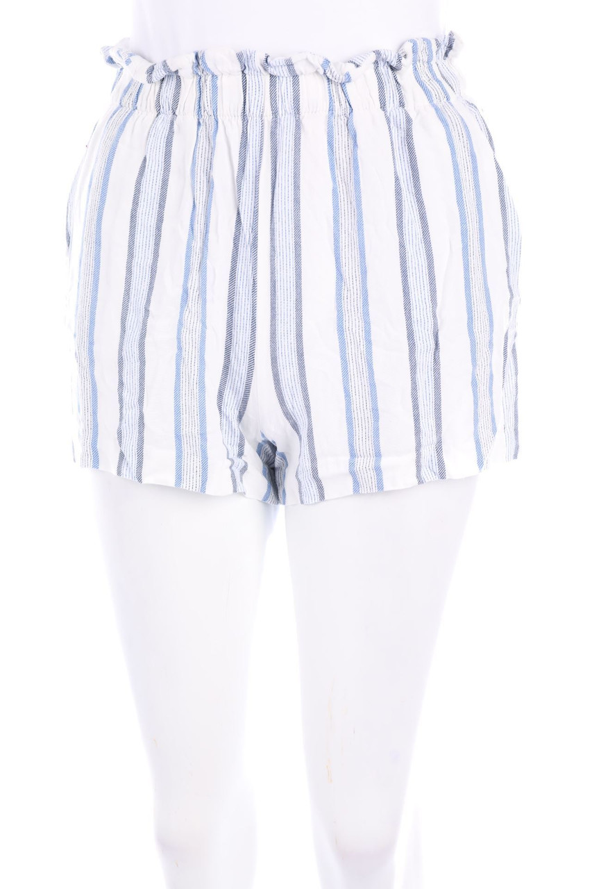 H&M - Streifen-Hotpants aus Viskose mit Gummizug - D 34
