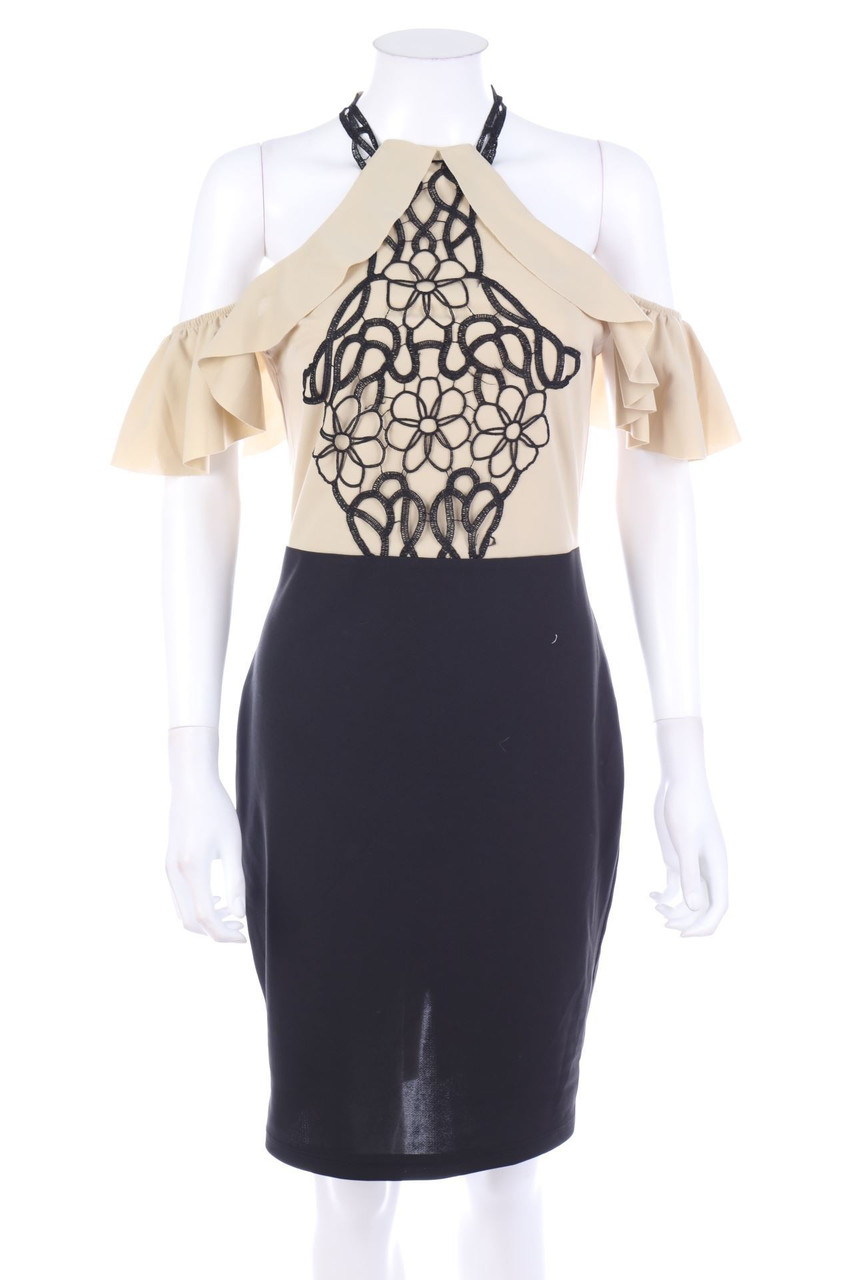 No Label - Cold-Shoulder-Cocktail Dress - D 40