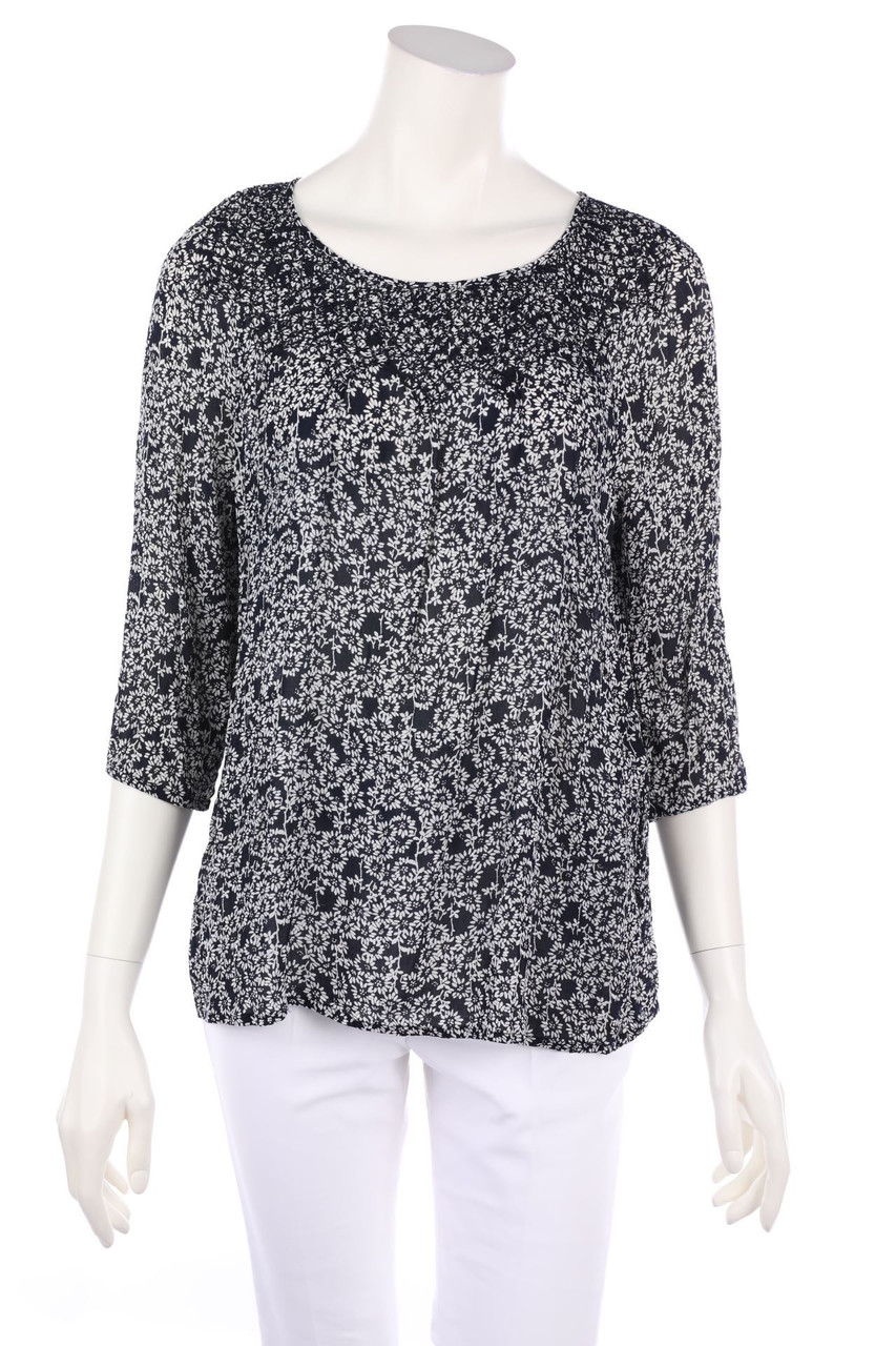 Marc O´Polo - Blouse with 3/4 Sleeve with Flower Print - D 38