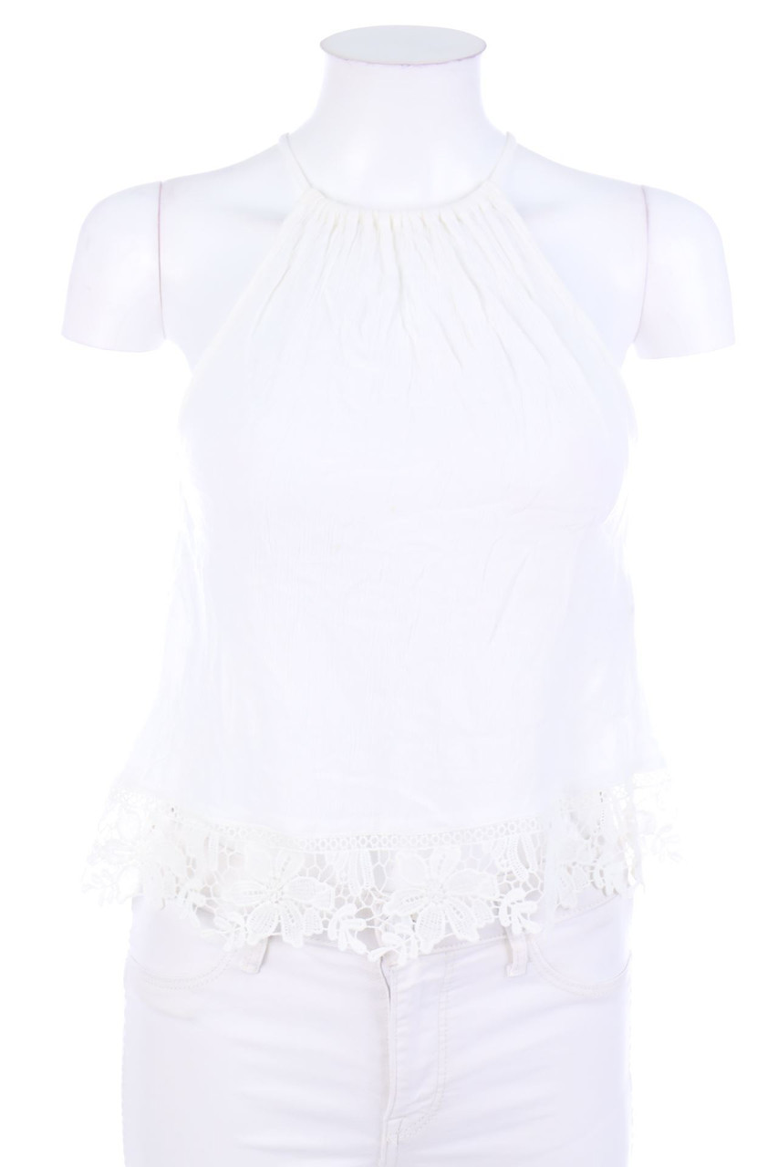 H&M DIVIDED - Blusentop mit Spitze - D 34