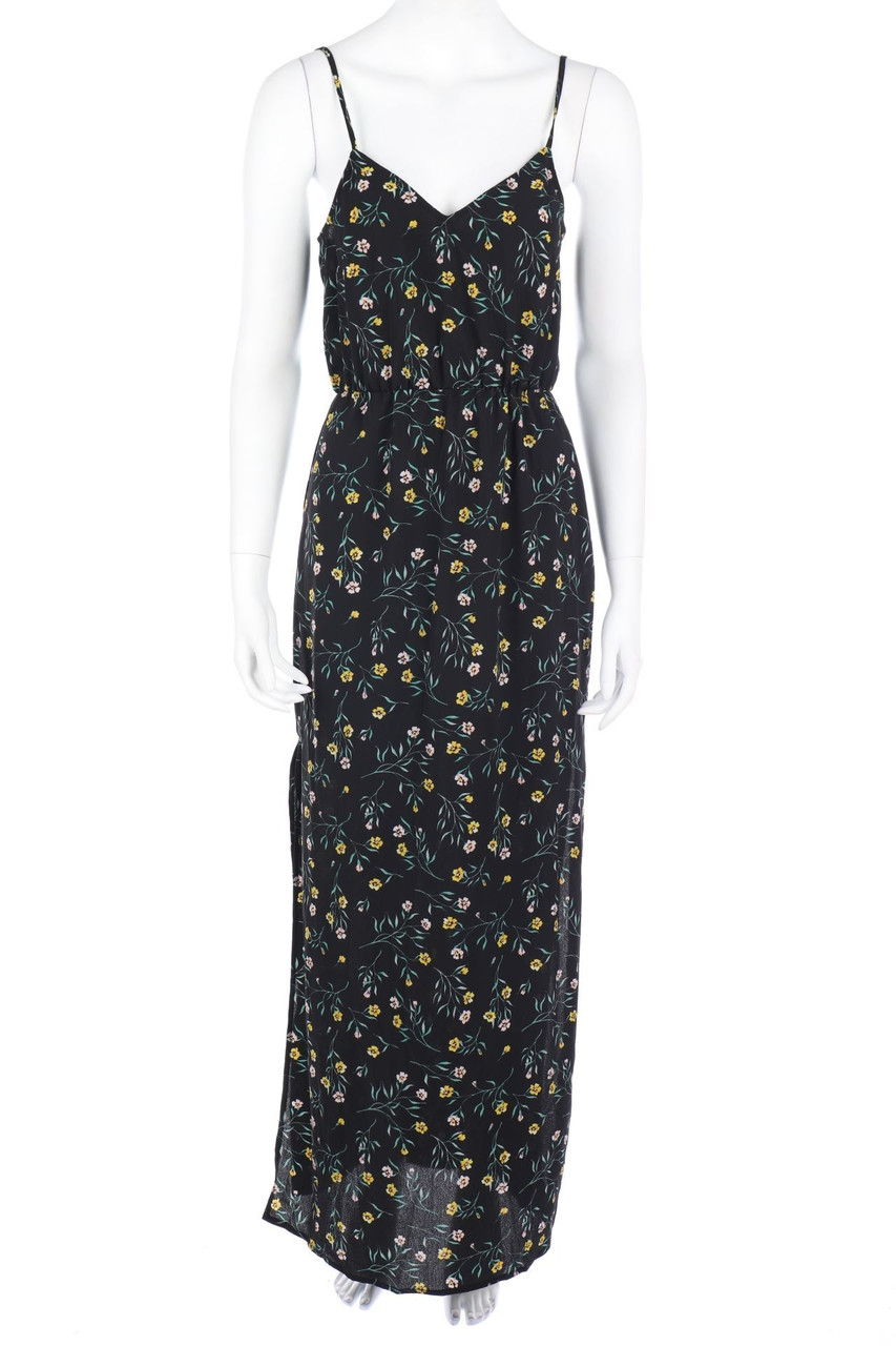 H&M DIVIDED - Träger-Maxi-Kleid mit Schlitz - D 34
