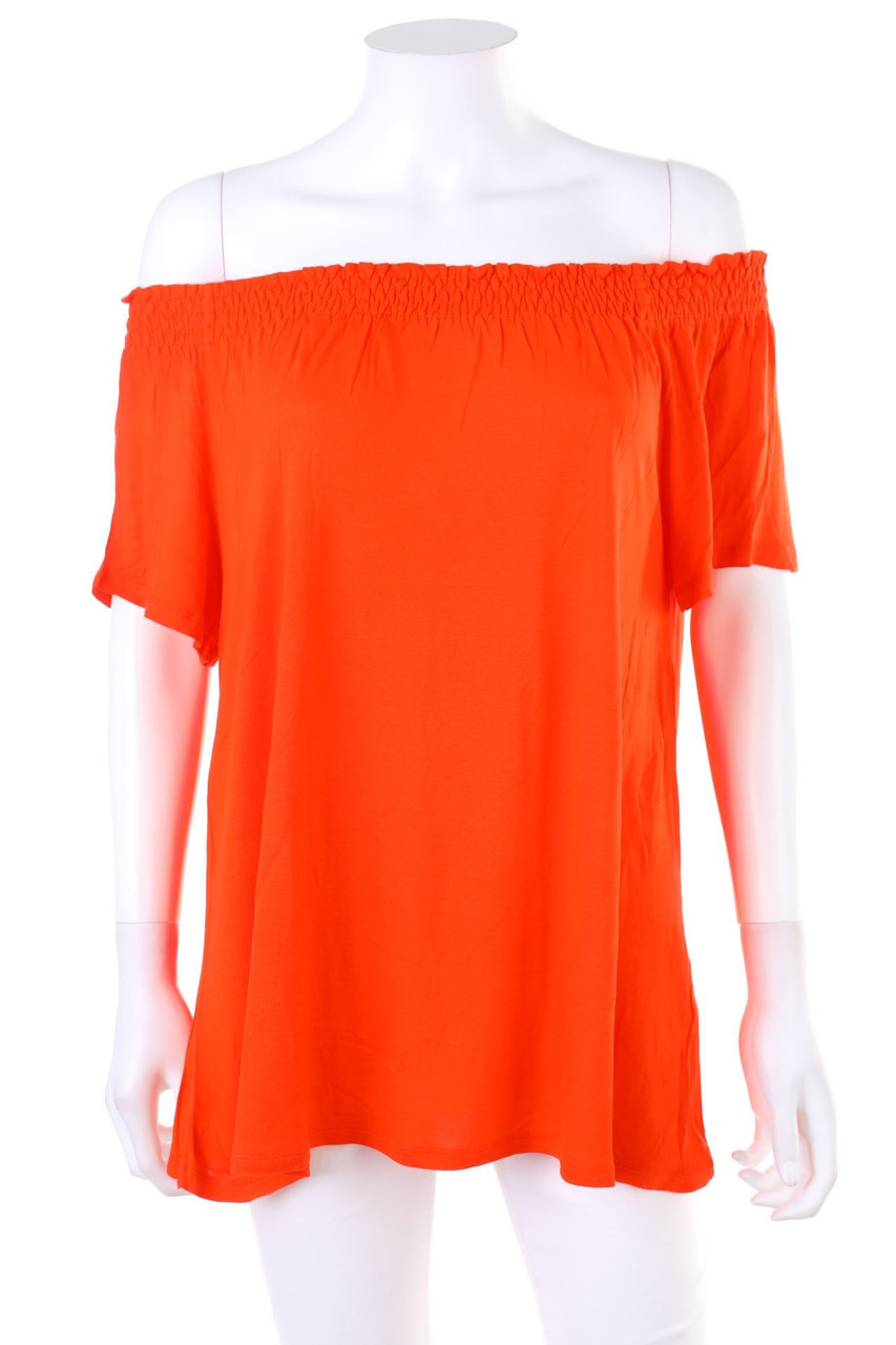 HALLHUBER - Carmen-Shirt, Smok Detailing - L