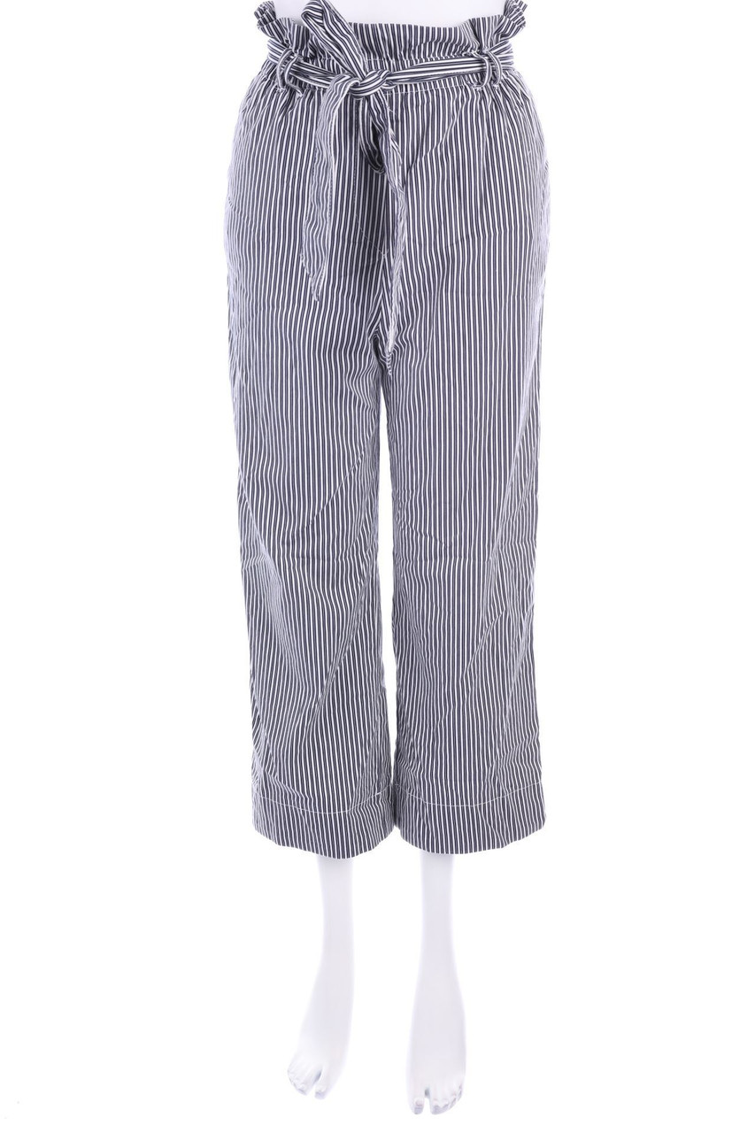 H&M - Paperbag-Hose mit Streifen - D 34