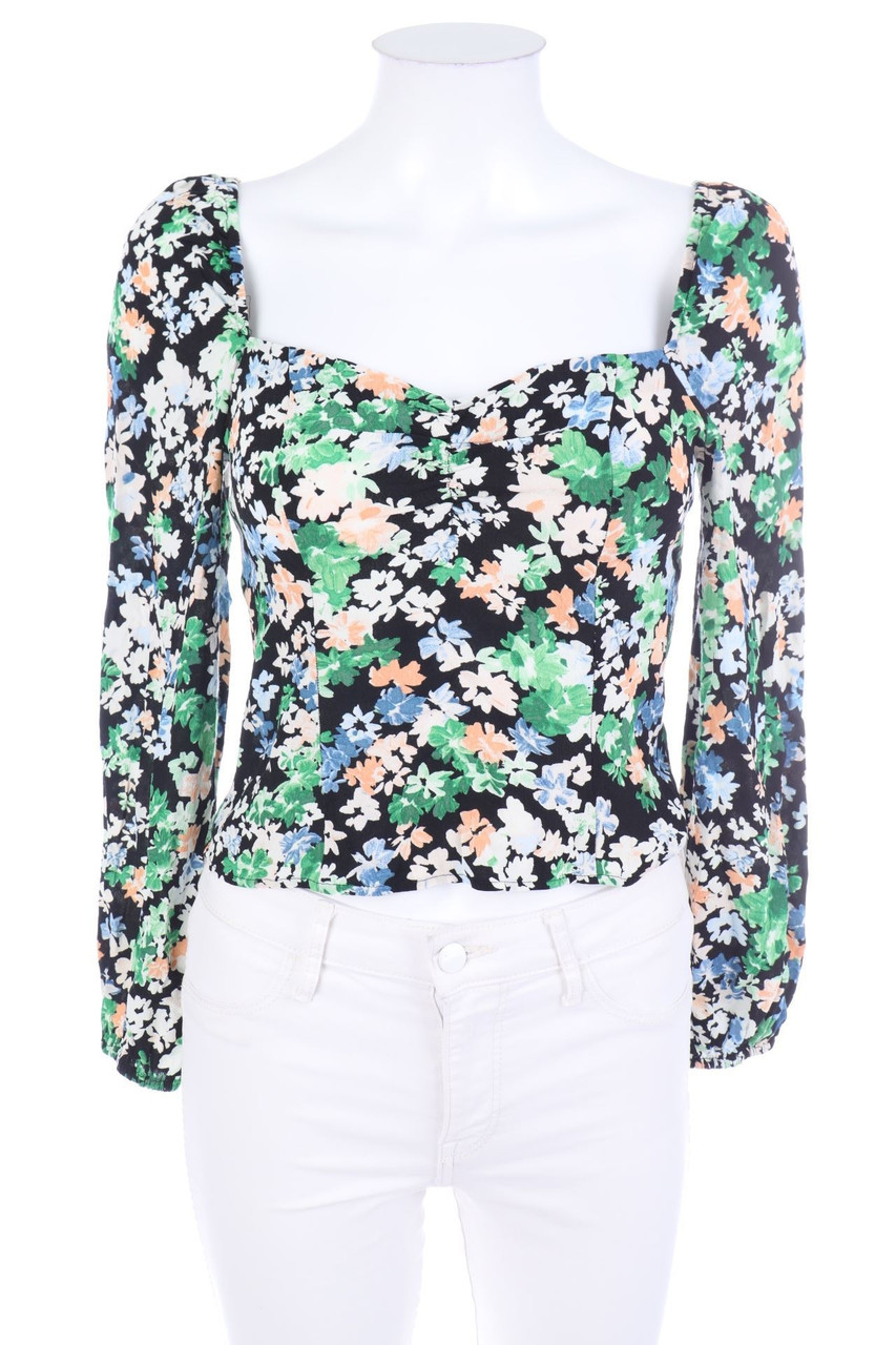 H&M - Bluse mit Blumen-Print - D 34