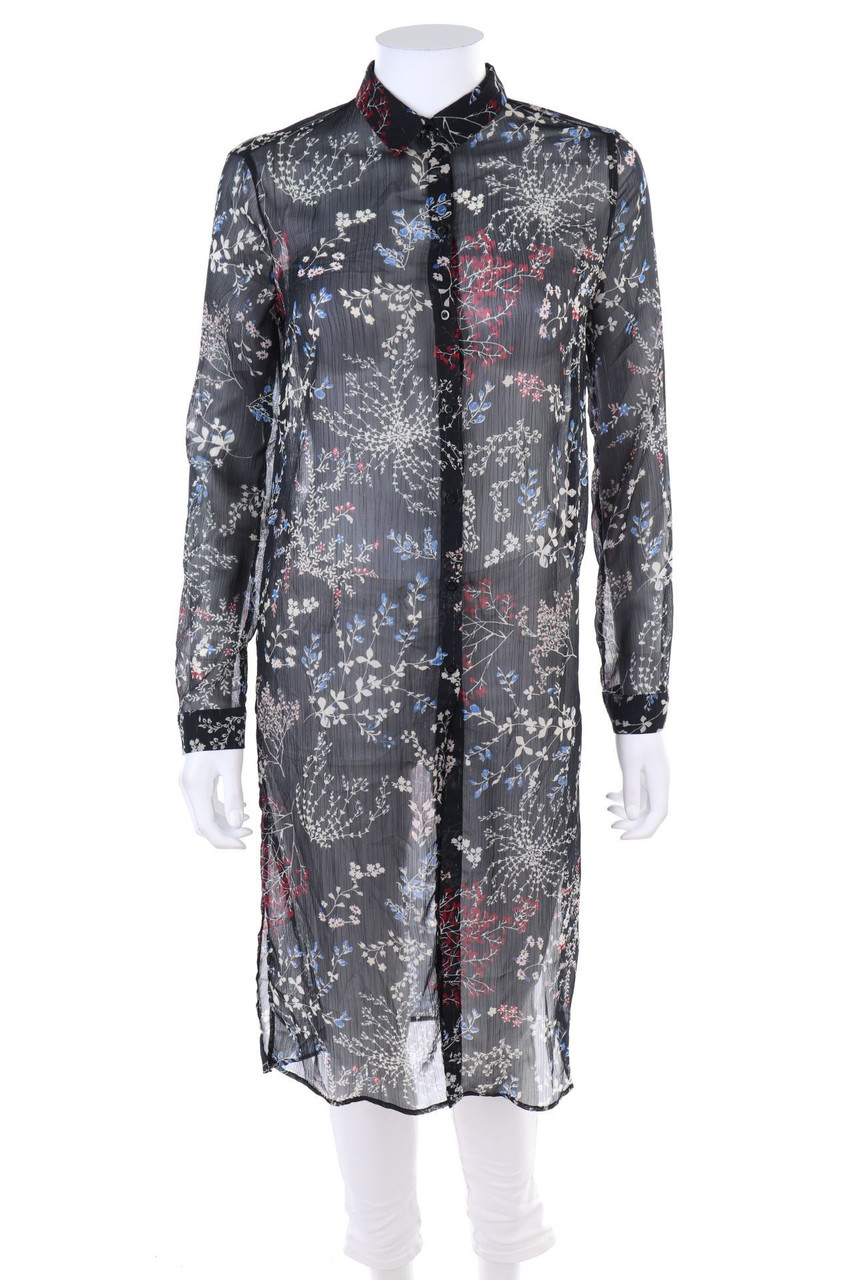 Bershka - Shirt Blouse with Flower Print - S