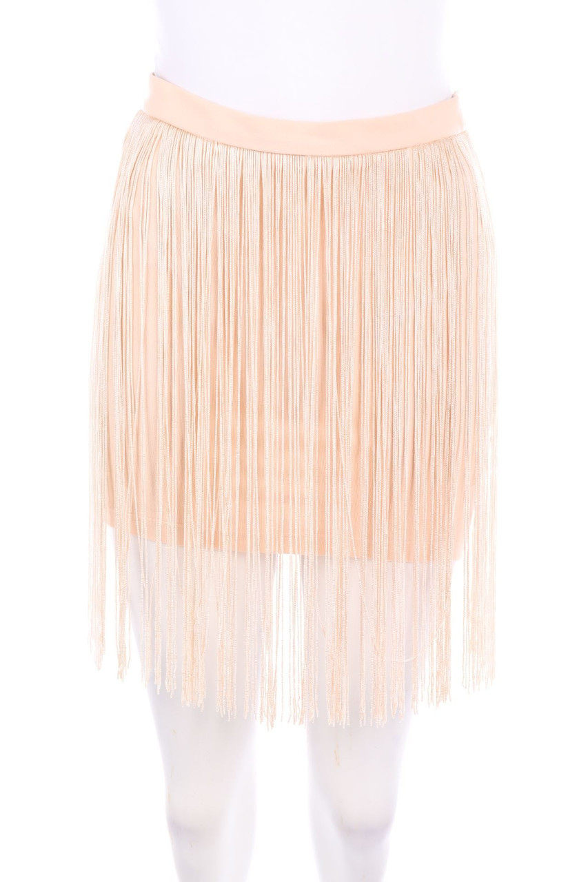 Bershka - Skirt, Jersey with Fringes - XS