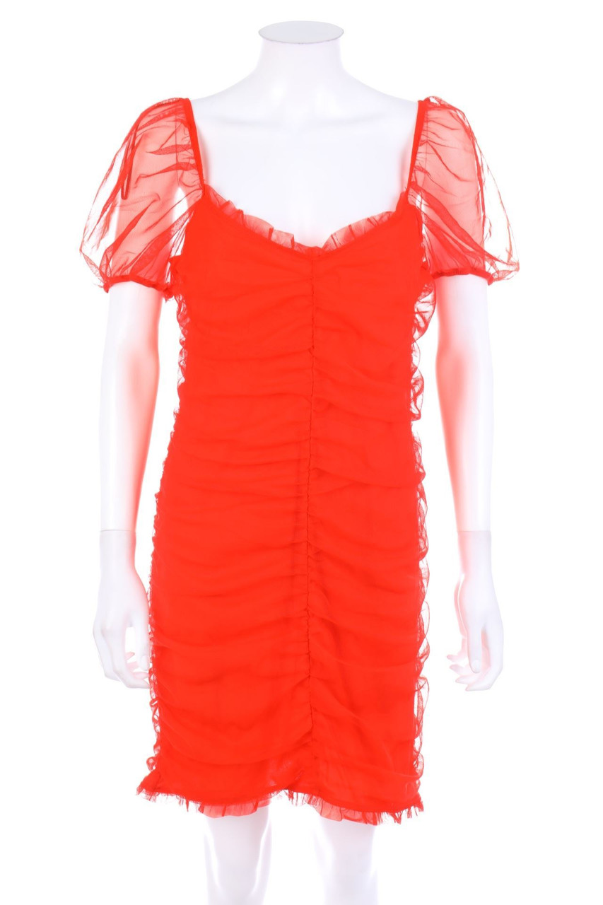 H&M DIVIDED - Kleid mit Mesh-Einsatz - L