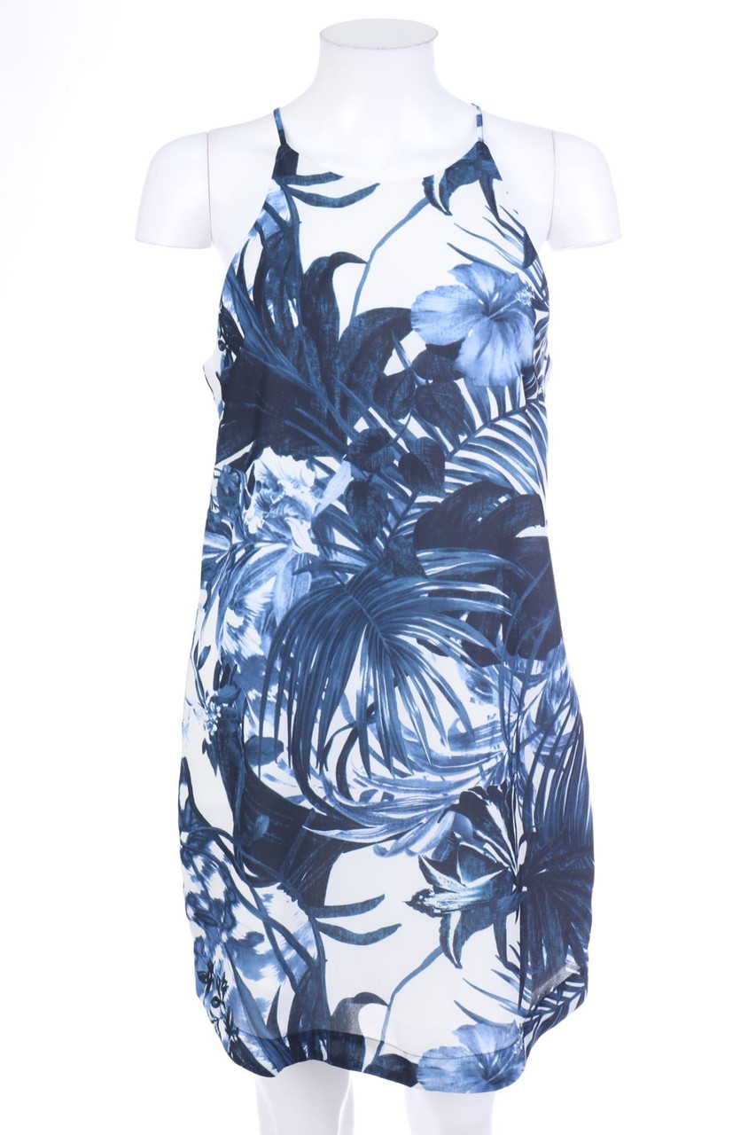 ONLY - Shift-Kleid mit Tropical Print - D 36