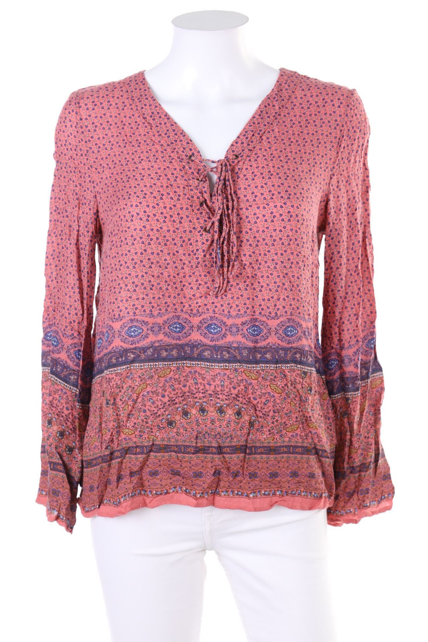 ESPRIT - Bluse mit Schnürung - D 36