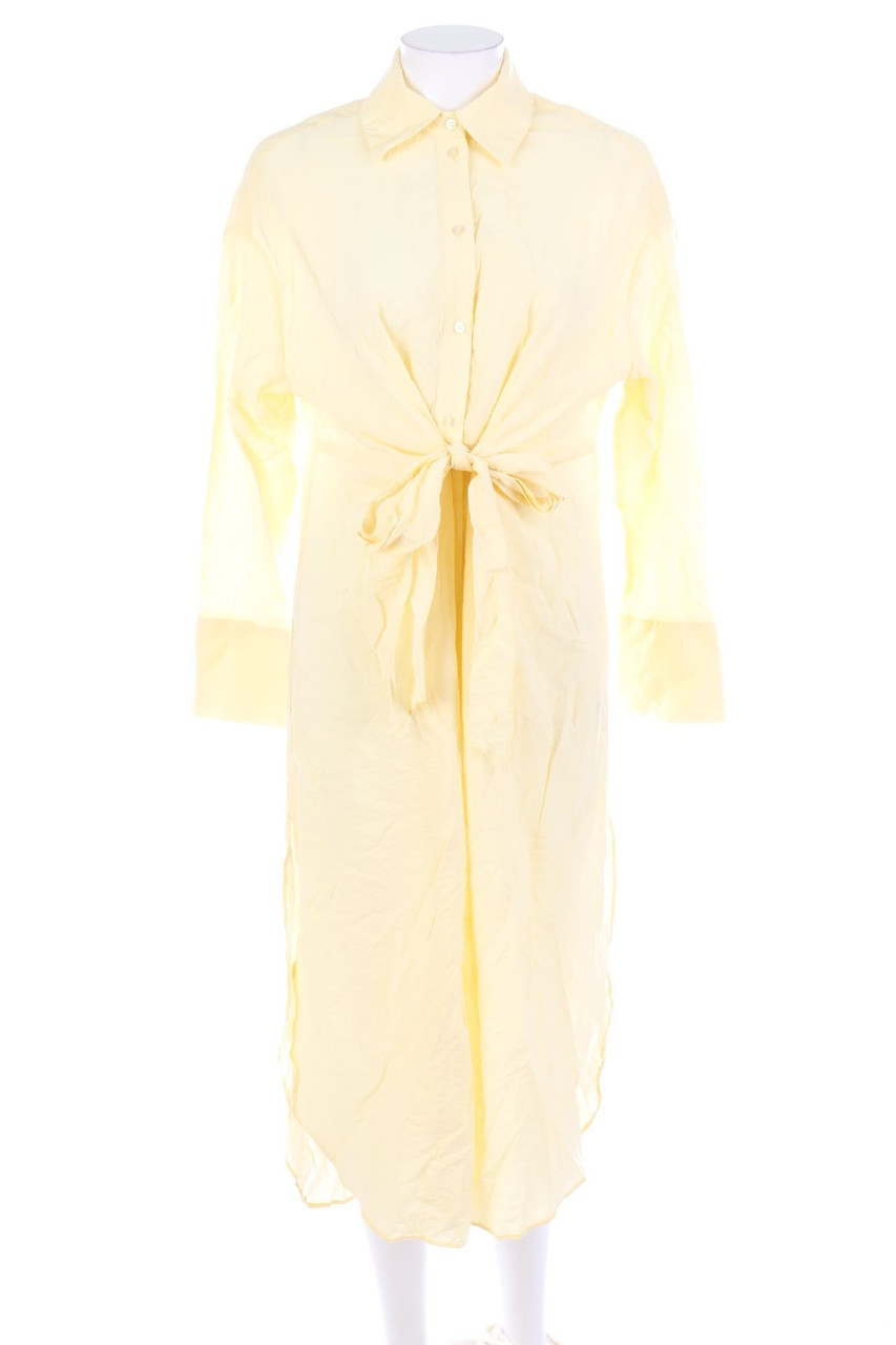 H&M - Clean Chic-Blusenkleid aus Viskose-Mix zum Knoten - XS