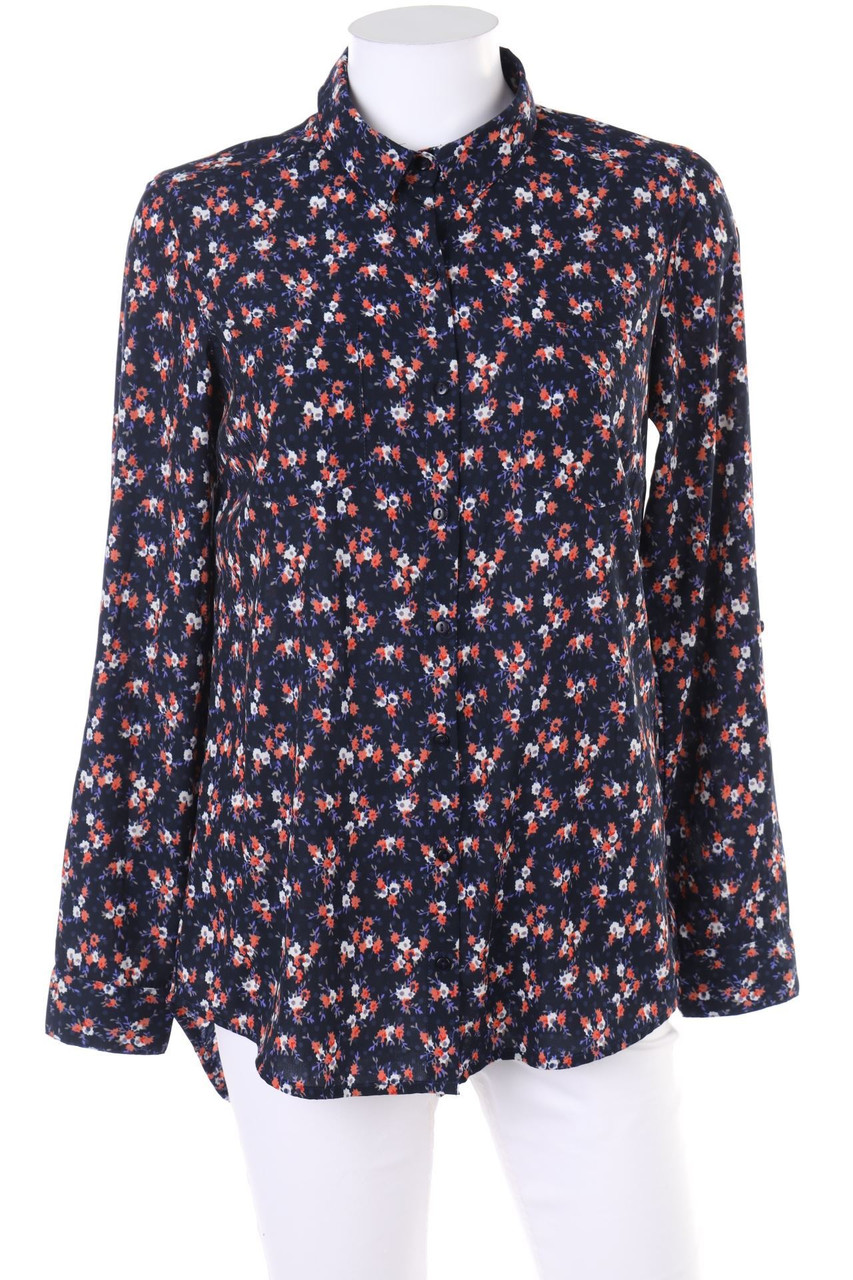 Pimkie - Hemd-Bluse mit Krempel-Ärmeln - S