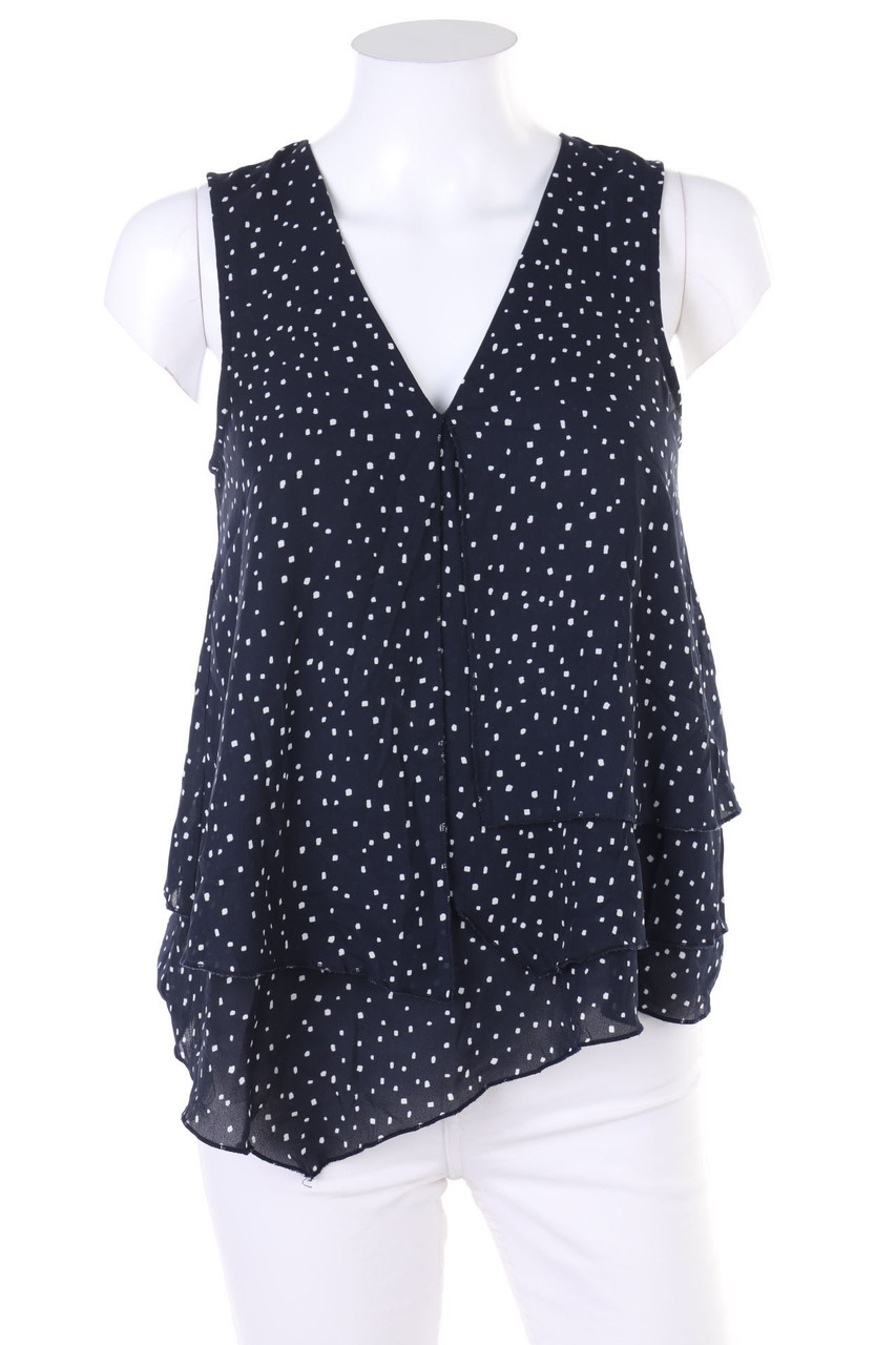 H&M - Blusentop im Layer Look mit Punkten - D 34