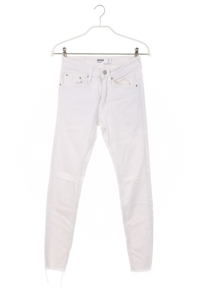 Bershka Denim - Destroyed Skinny-Jeans - D 34